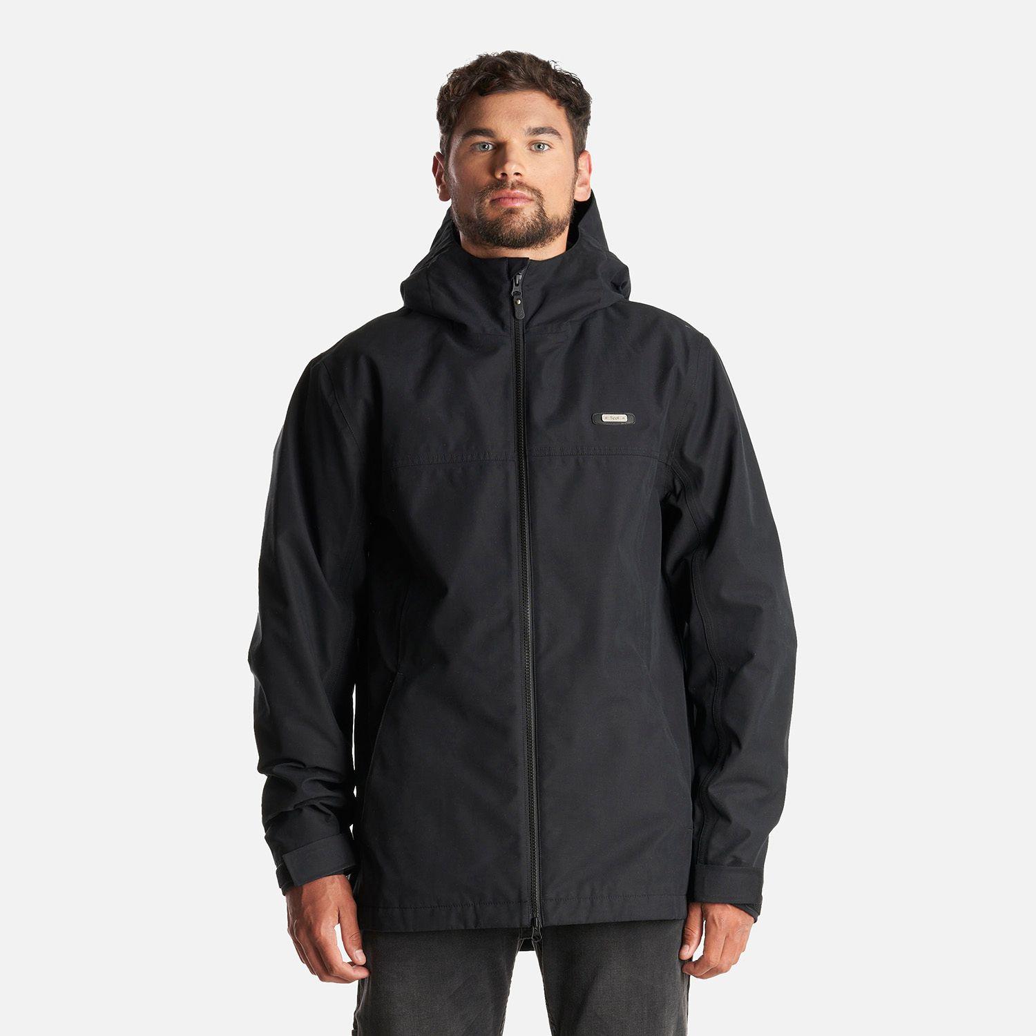 Chaqueta Hombre Citizen Warm B-Dry Hoody Jacket Negro Lippi I23-1