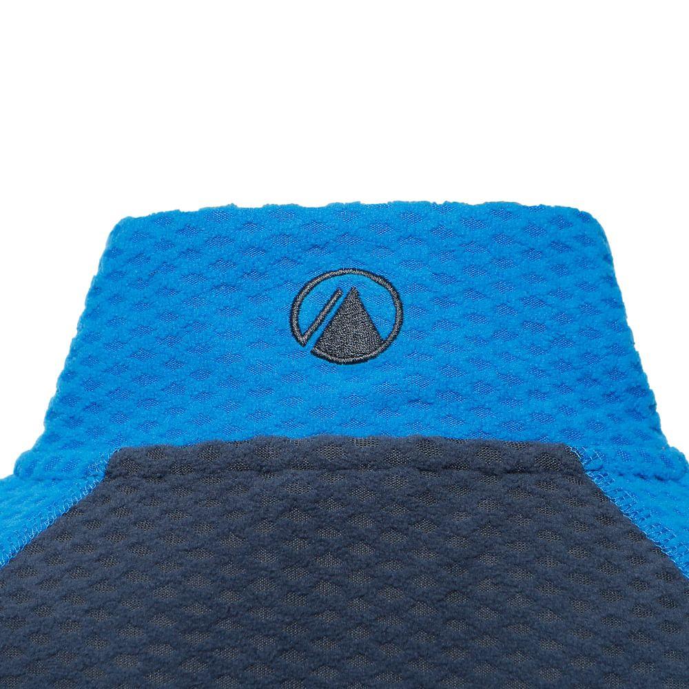 Poleron Niño Saltamontes Nano-F 1/4 Zip Hoody Gris Oscuro / Verde Lippi-4