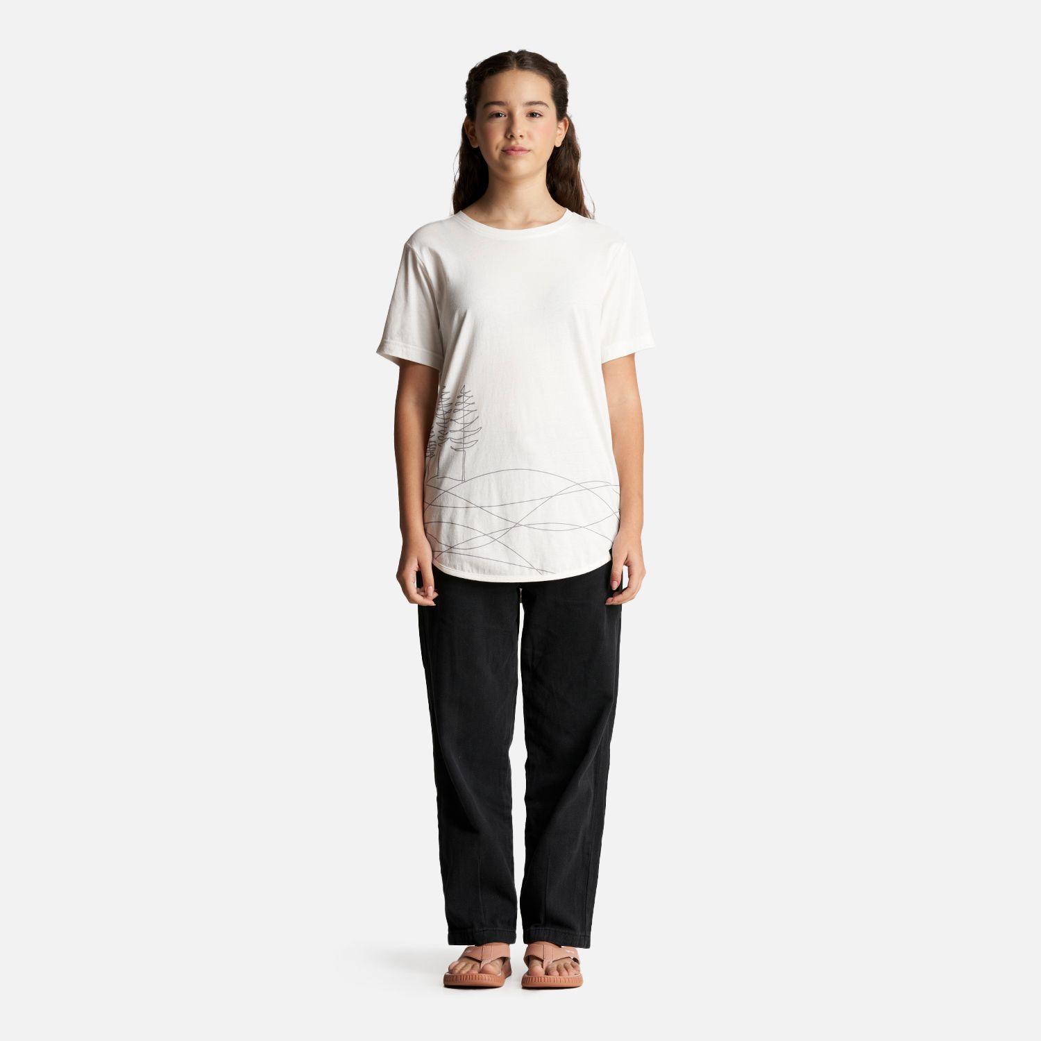 Polera Teen Girl Essential T-Shirt Blanco Lippi-4
