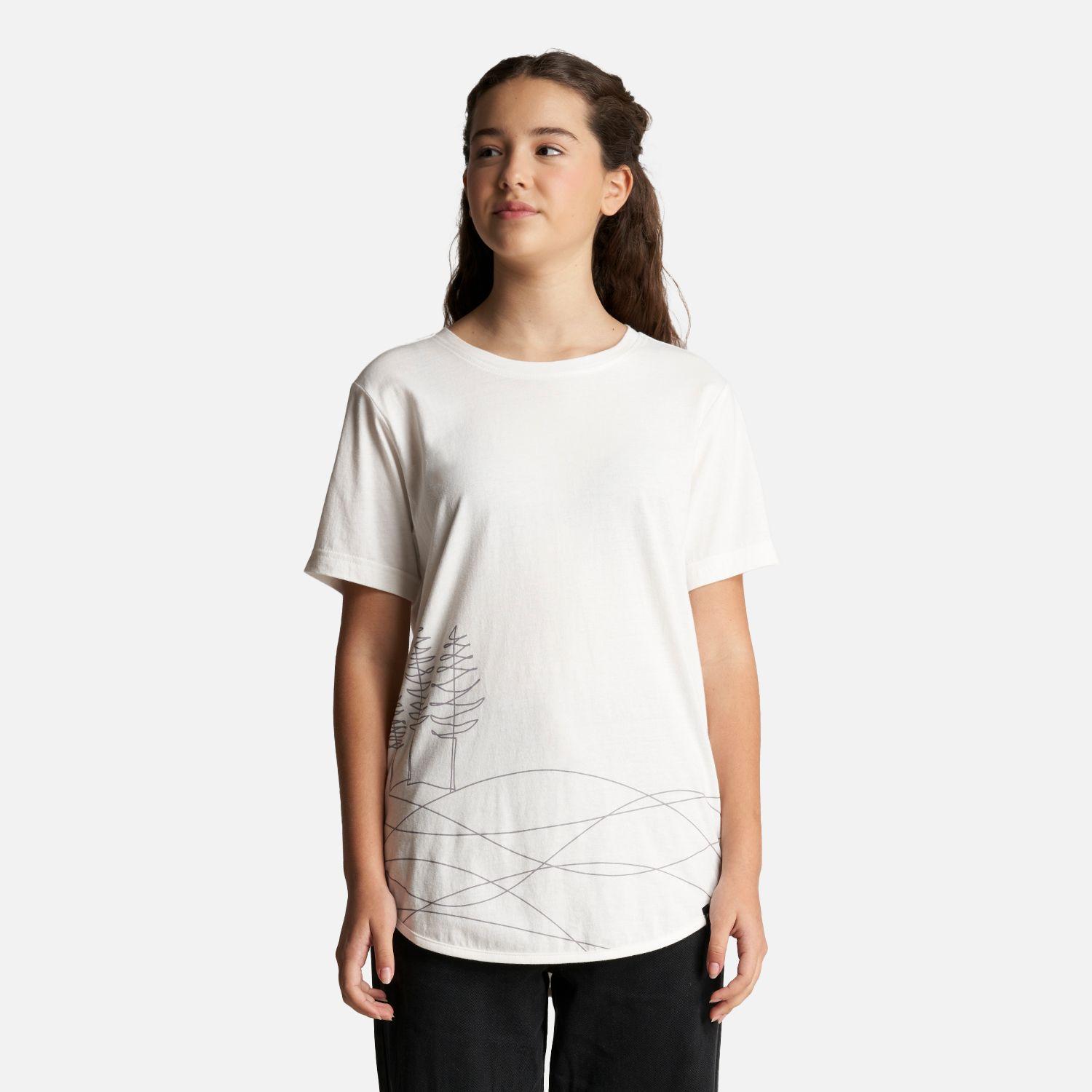 Polera Teen Girl Essential T-Shirt Blanco Lippi-1