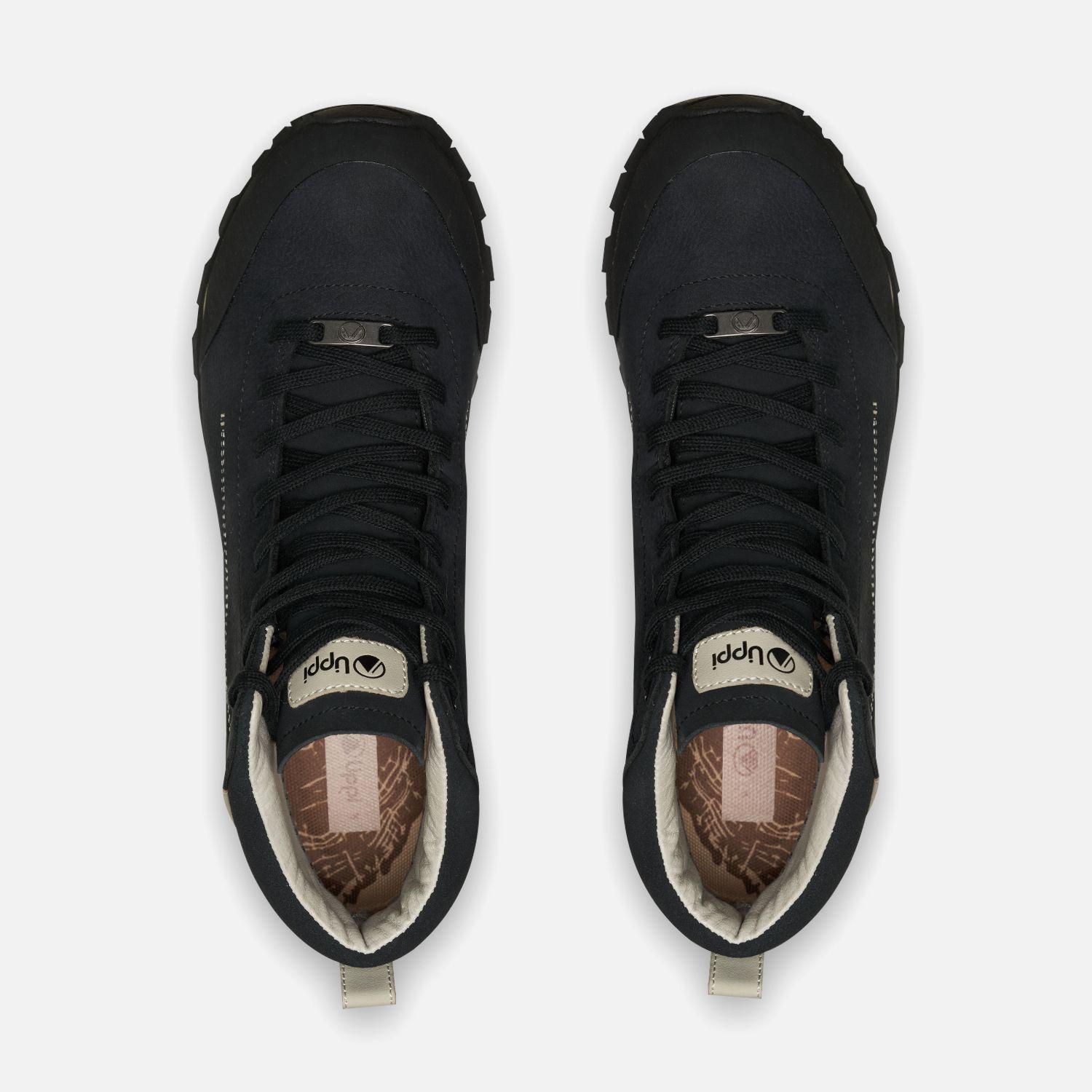 Botín Hombre Woods Mid Negro Verde Grisaceo Lippi-5