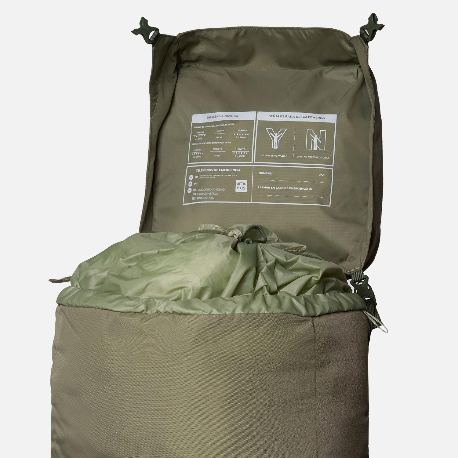 Mochila AeroTrek Backpack 60l Verde Lippi-6