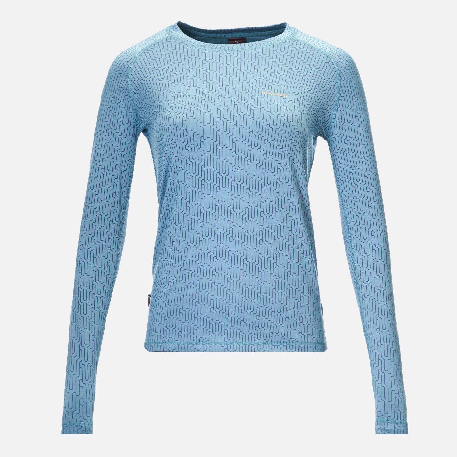 Primera Capa Mujer Huemul Top Print Celeste Haka Honu I22-0