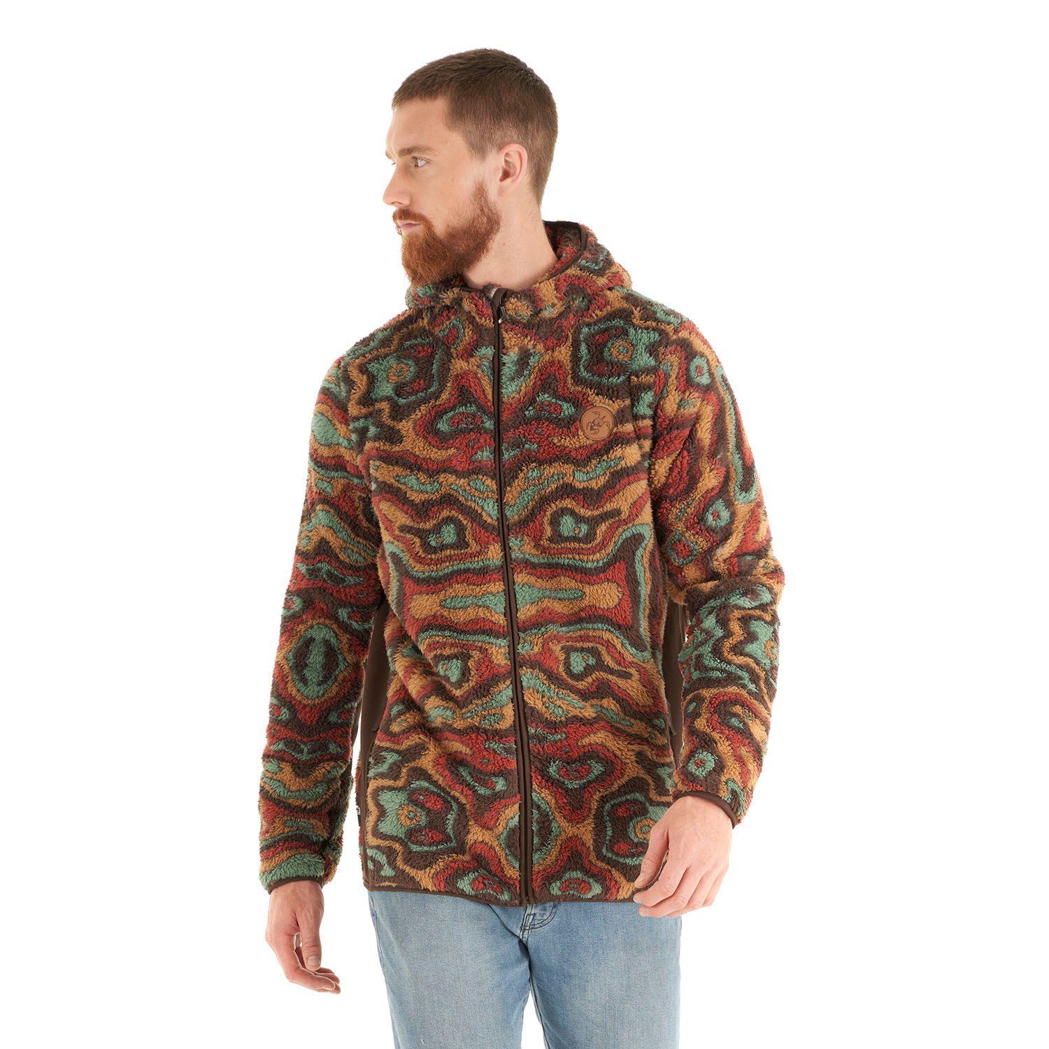 Chaqueta Hombre Calur-oso Print Naranjo Haka Honu-1