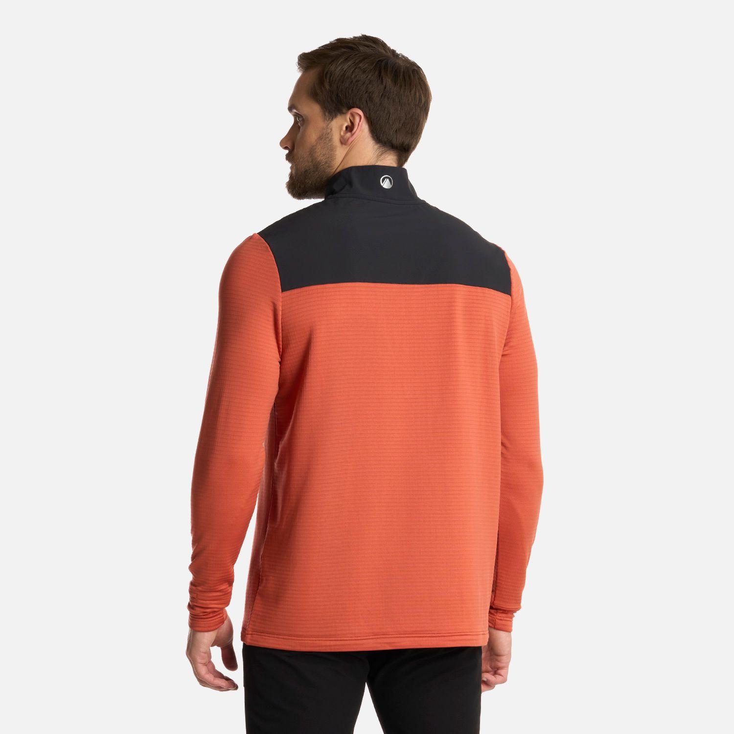 Polerón Hombre Karova Nano-F 14 Zip Café Claro Lippi I25-2