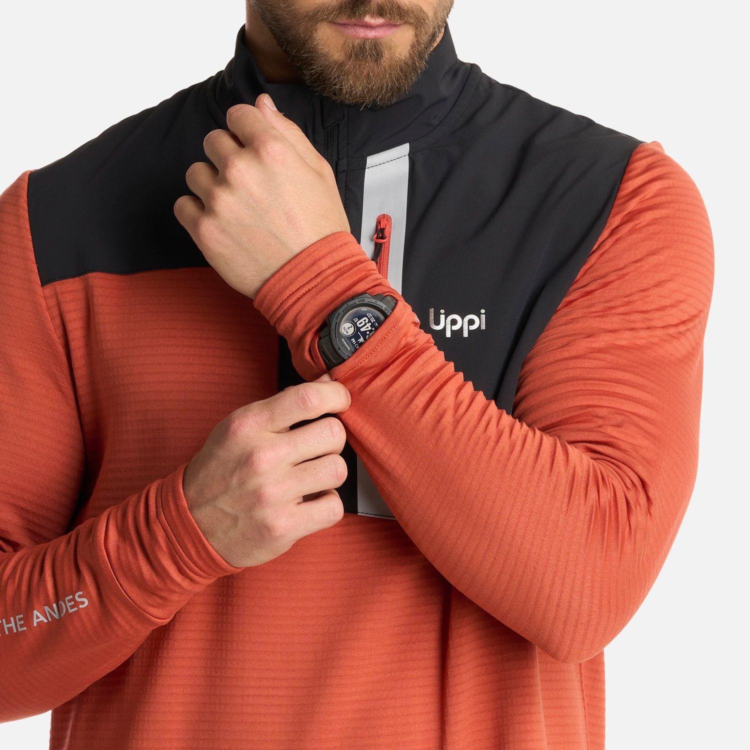Polerón Hombre Karova Nano-F 14 Zip Café Claro Lippi I25-4