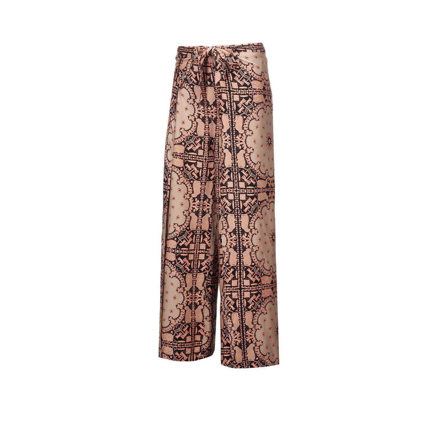 Pantalon Mujer Mar y Posa Print negro Haka Honu V22-0