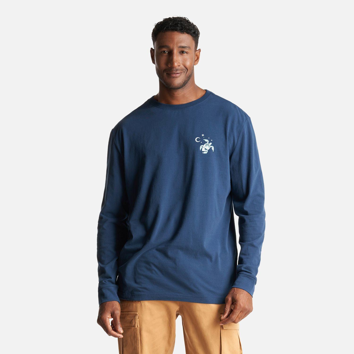 Polera Hombre Norte Sur Azul Noche Haka Honu-1