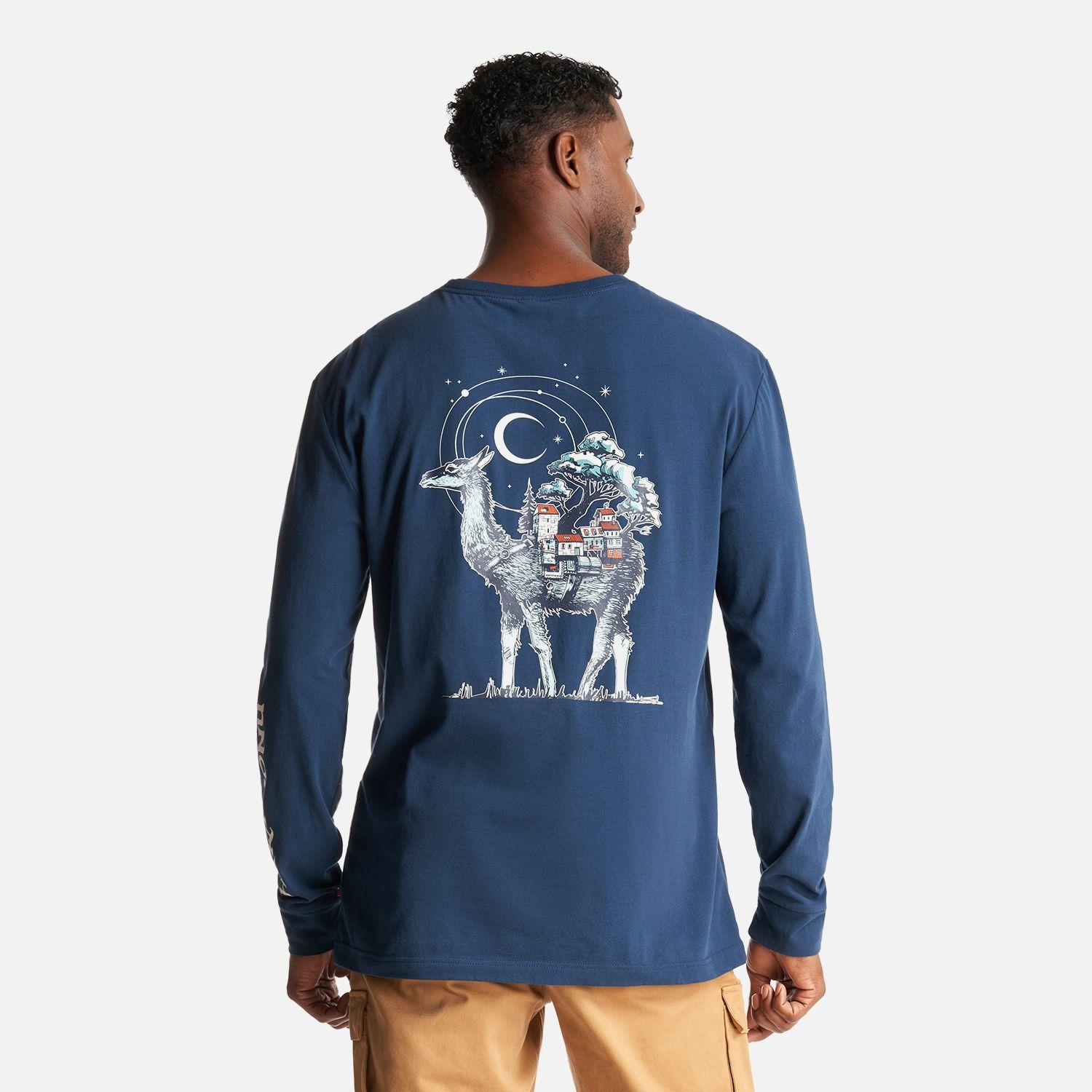 Polera Hombre Norte Sur Azul Noche Haka Honu-3