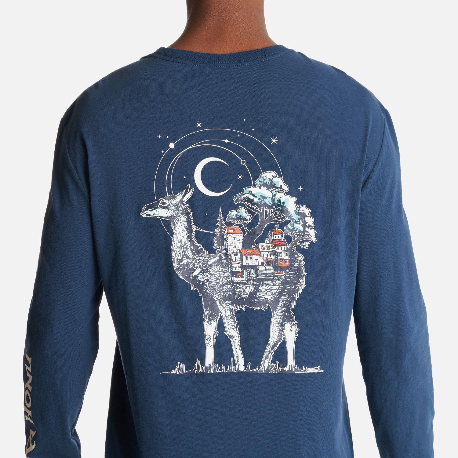 Polera Hombre Norte Sur Azul Noche Haka Honu-4
