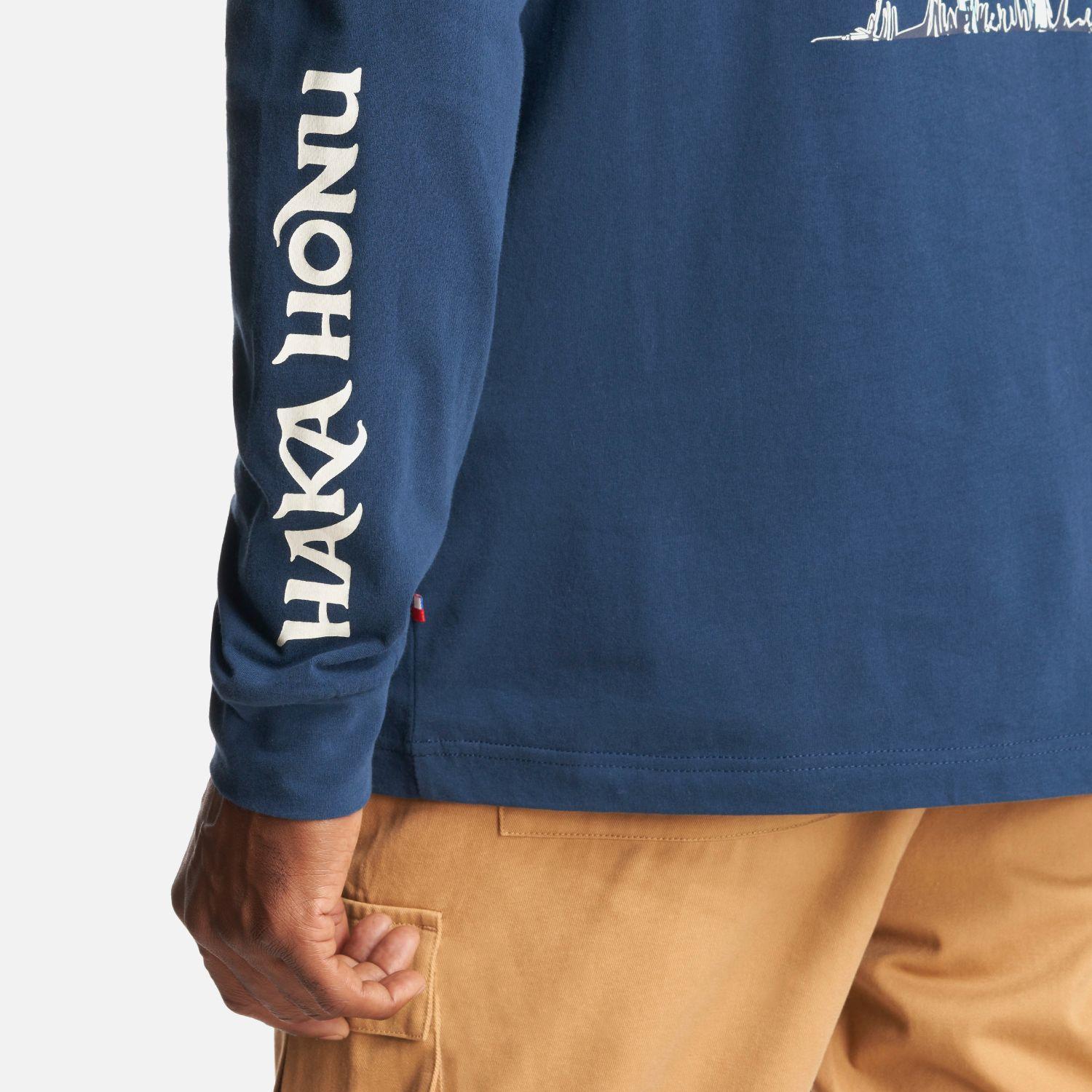 Polera Hombre Norte Sur Azul Noche Haka Honu-5