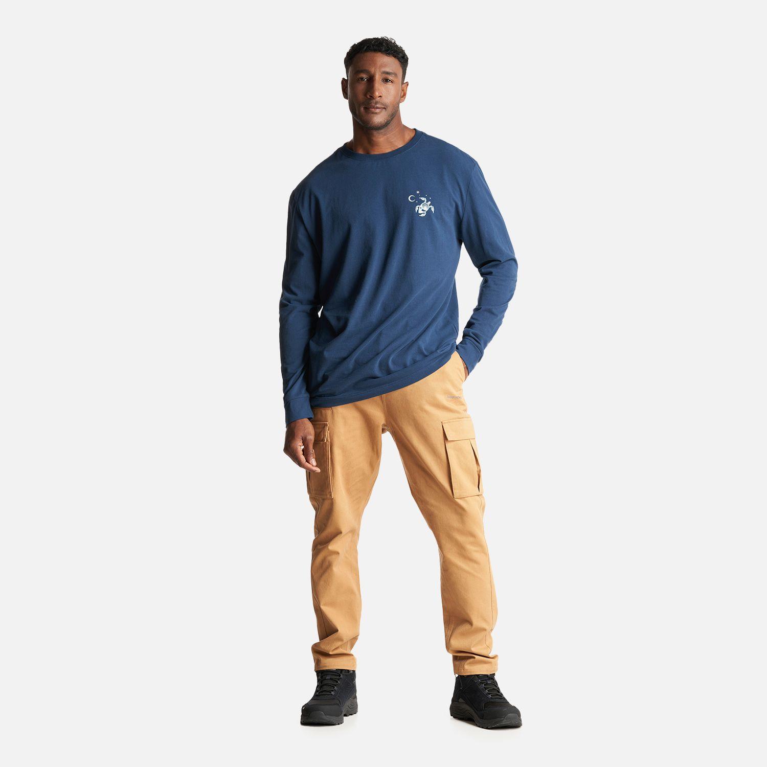 Polera Hombre Norte Sur Azul Noche Haka Honu-6