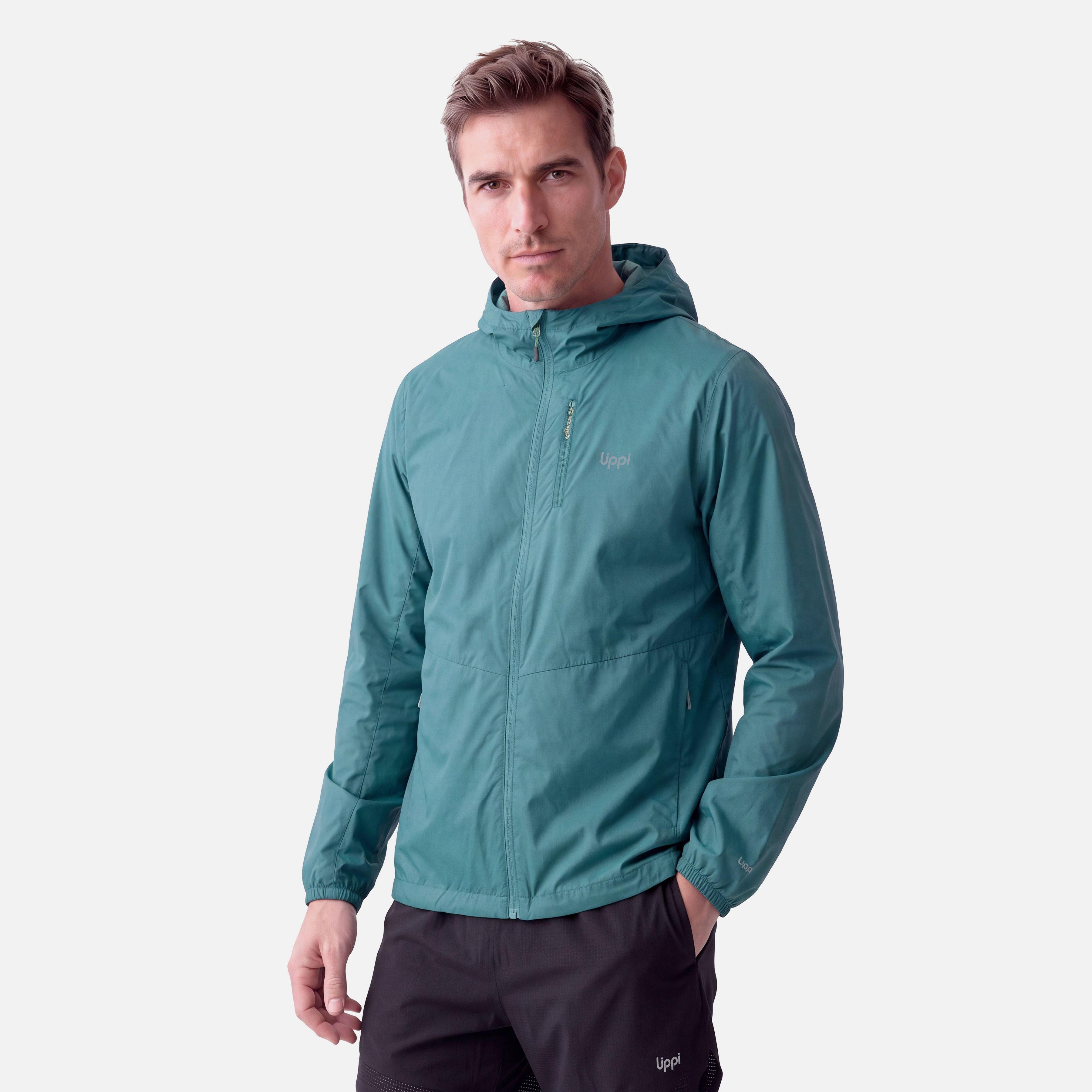 Chaqueta Hombre Nightfall SL Windbreaker Hoody Jacket Petroleo Claro Lippi V27-1