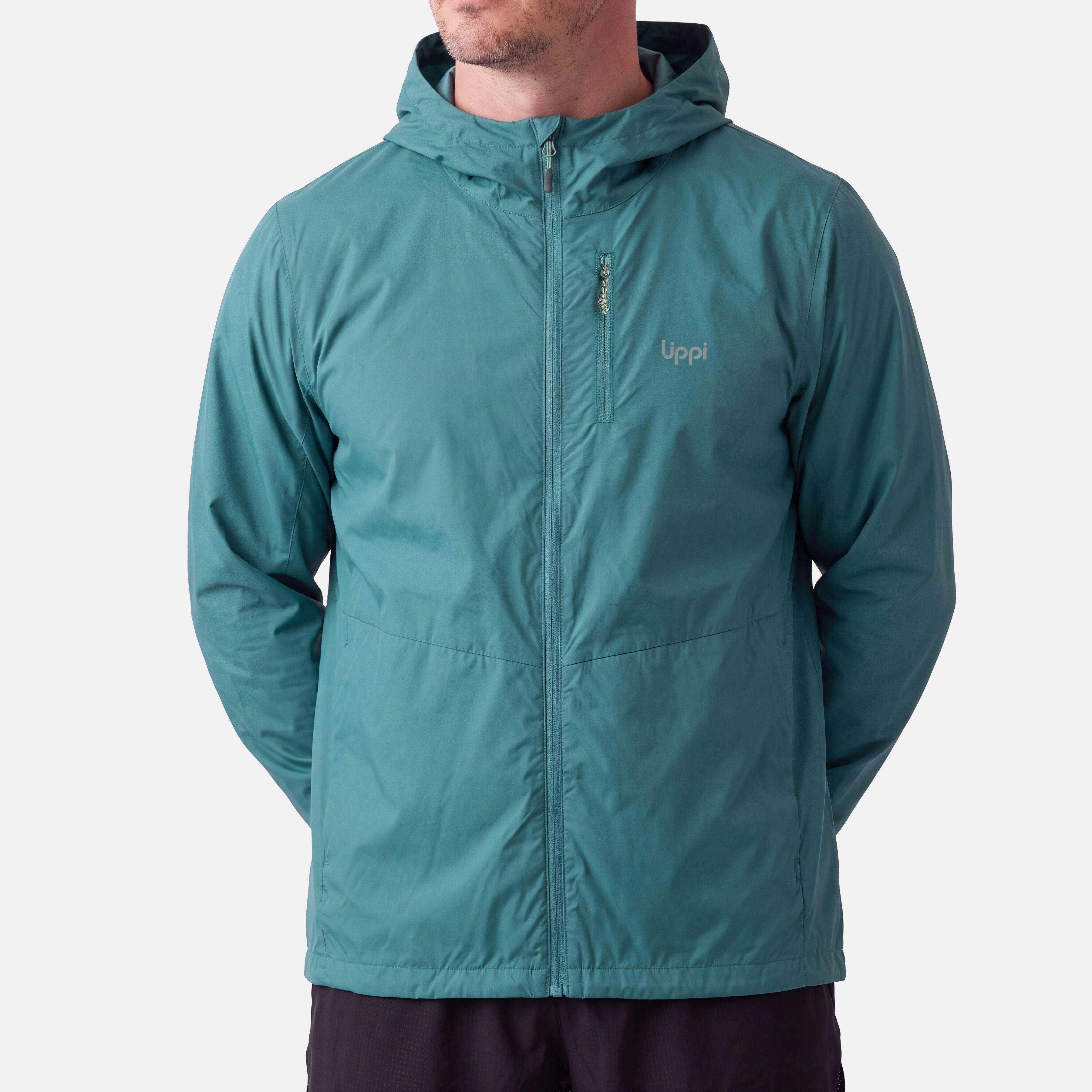 Chaqueta Hombre Nightfall SL Windbreaker Hoody Jacket Petroleo Claro Lippi V27-3