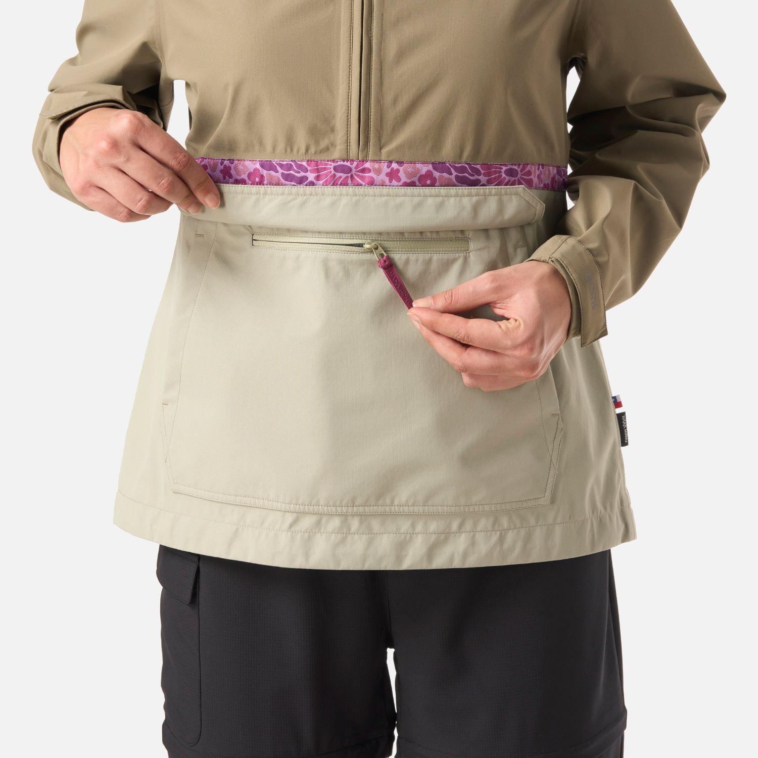 Chaqueta Mujer Viento Norte 14 Zip Verde Oliva Haka Honu V26-4