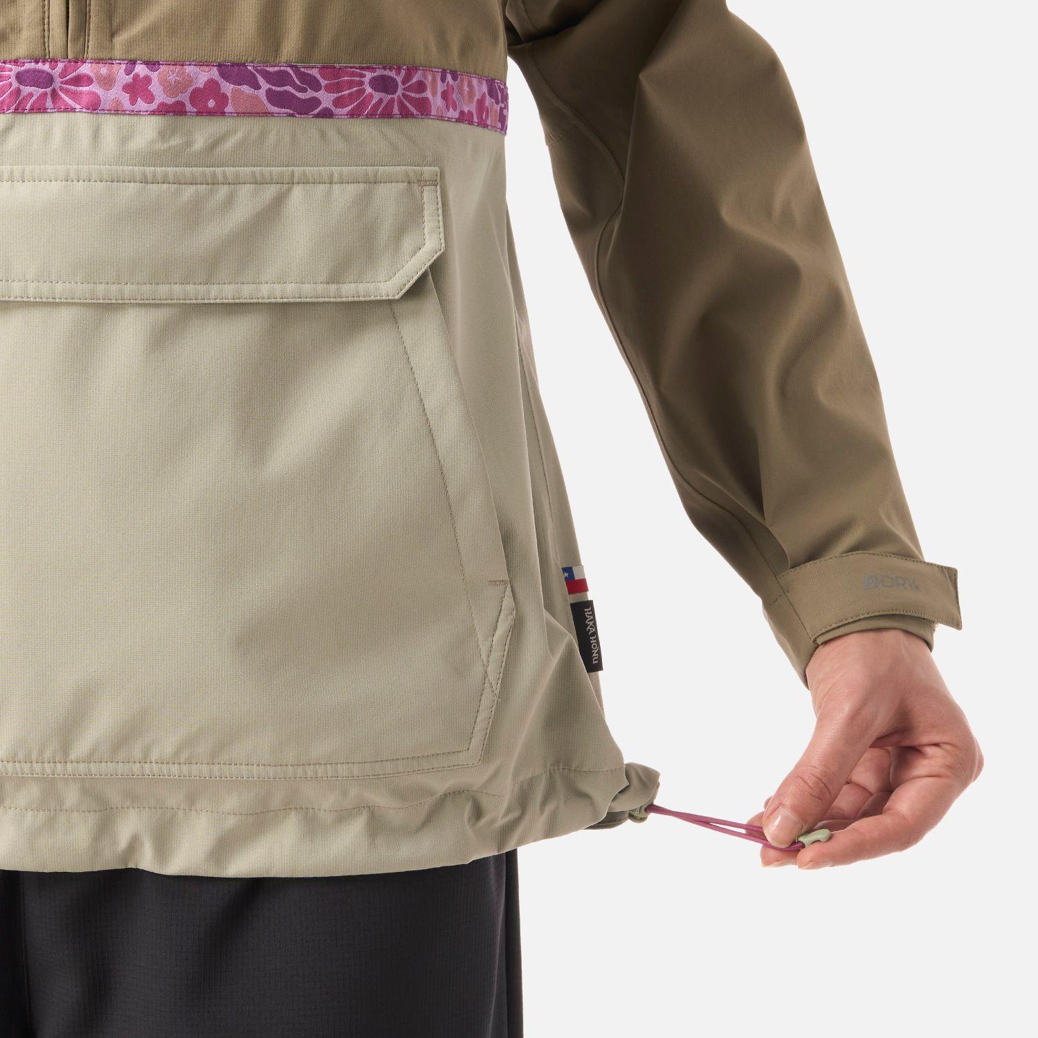 Chaqueta Mujer Viento Norte 14 Zip Verde Oliva Haka Honu V26-6