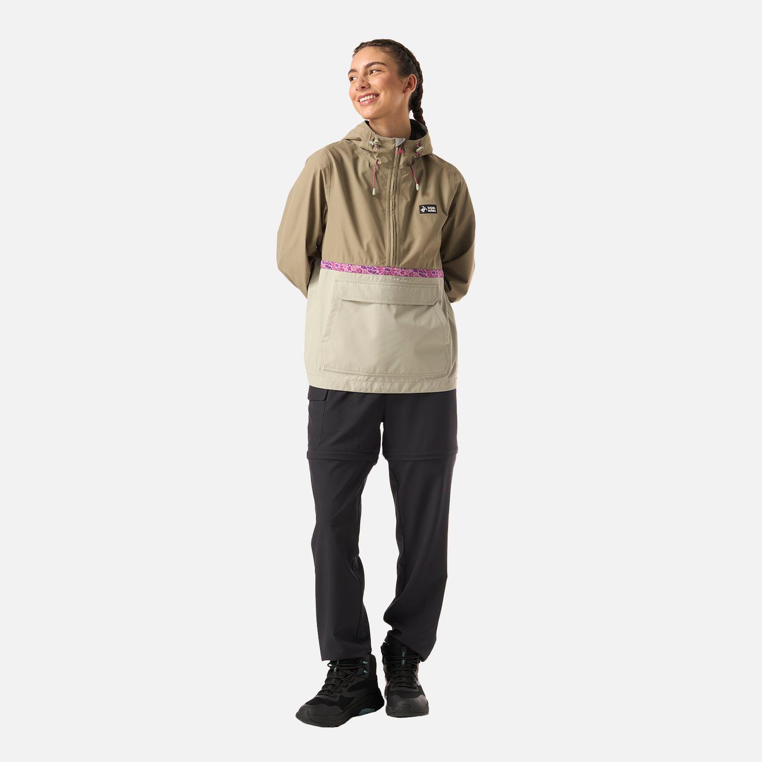 Chaqueta Mujer Viento Norte 14 Zip Verde Oliva Haka Honu V26-7
