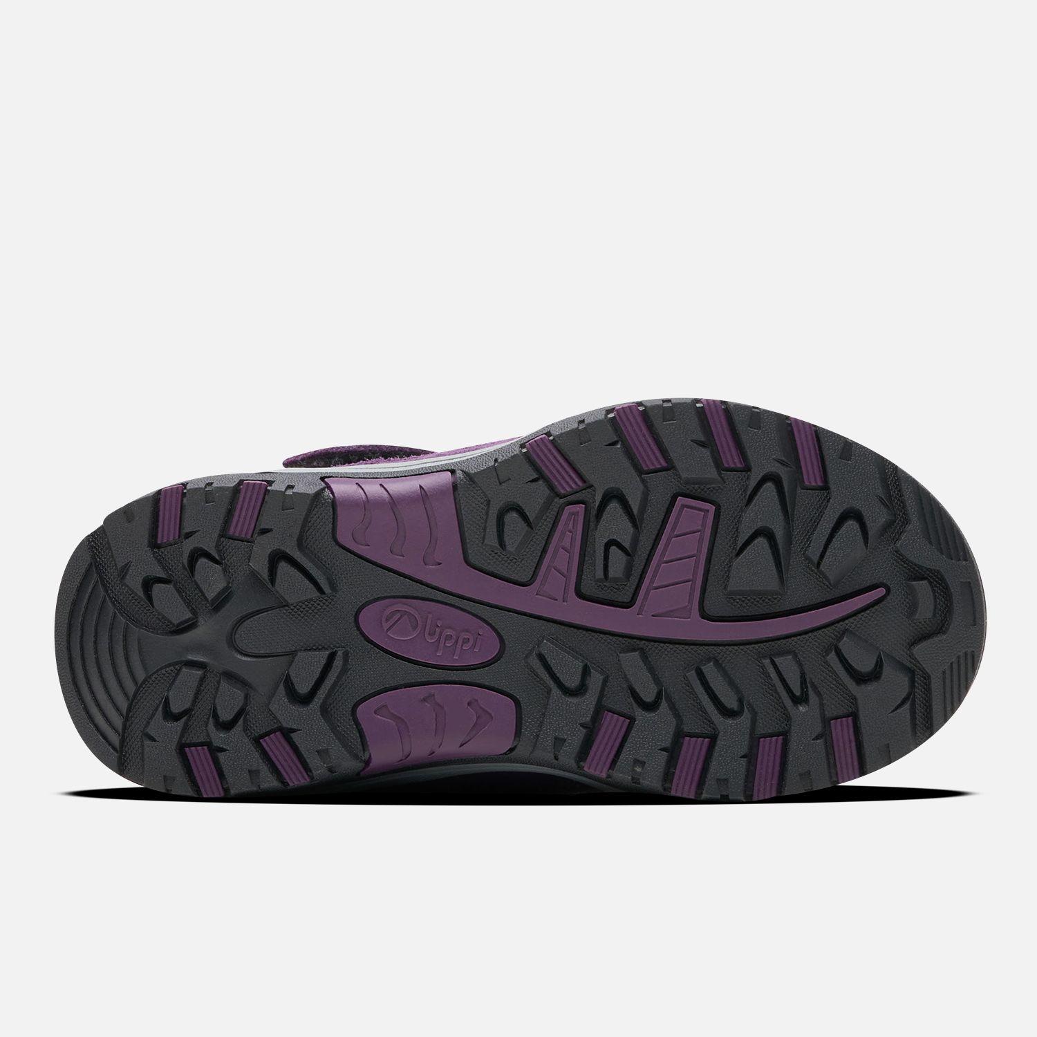 Botín Niña Puelo CS HI Velcro Morado Lippi-2