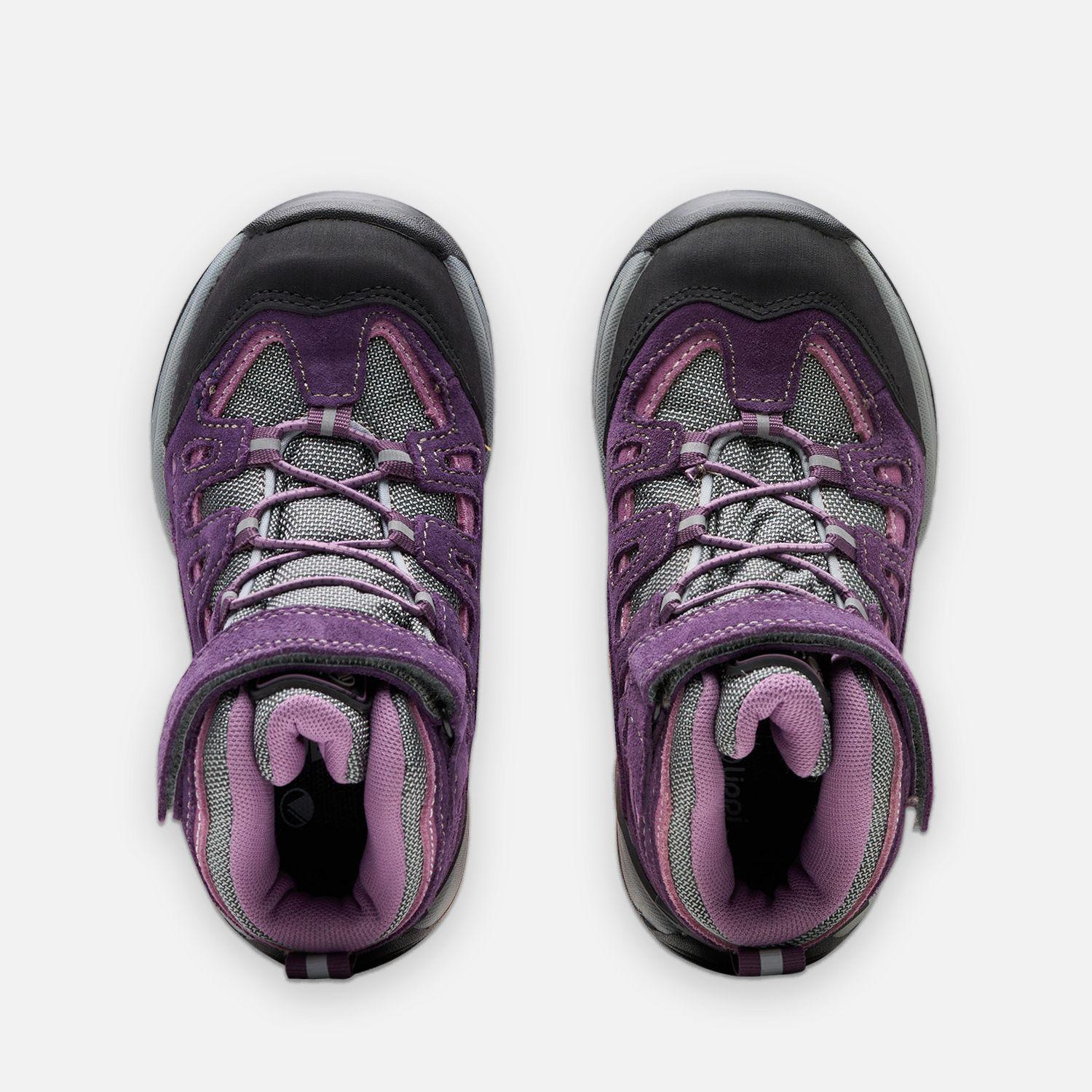 Botín Niña Puelo CS HI Velcro Morado Lippi-5