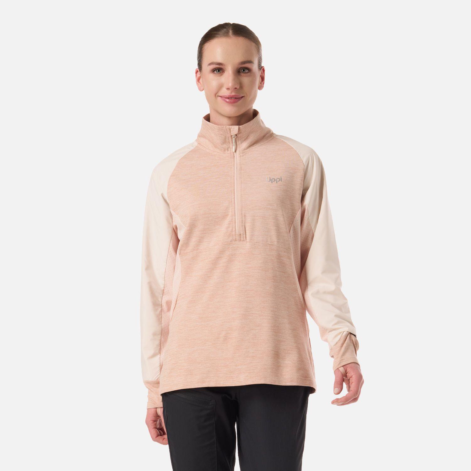 Polerón Mujer Egger 1/4 Zip Damasco Lippi V26-0