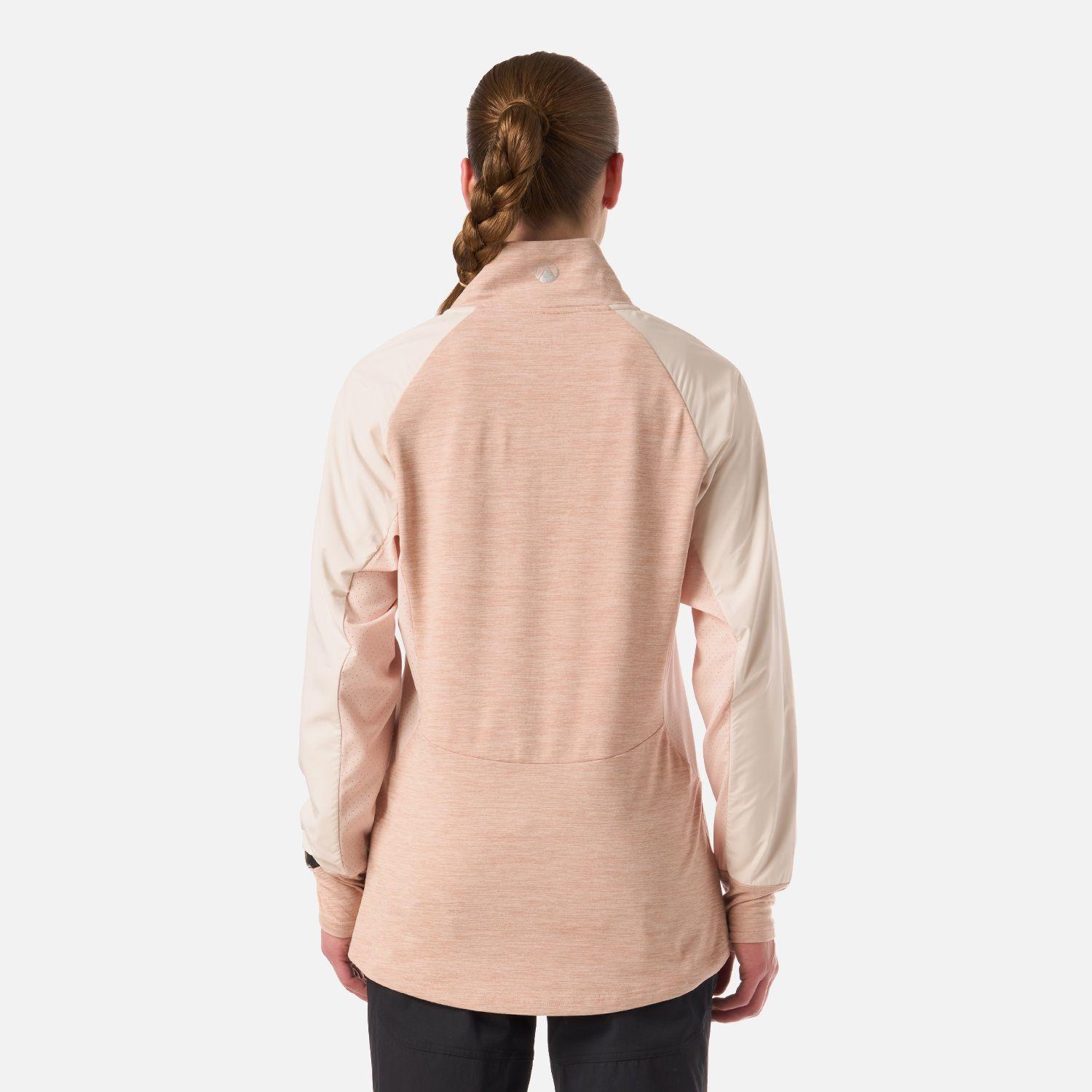Polerón Mujer Egger 1/4 Zip Damasco Lippi V26-2