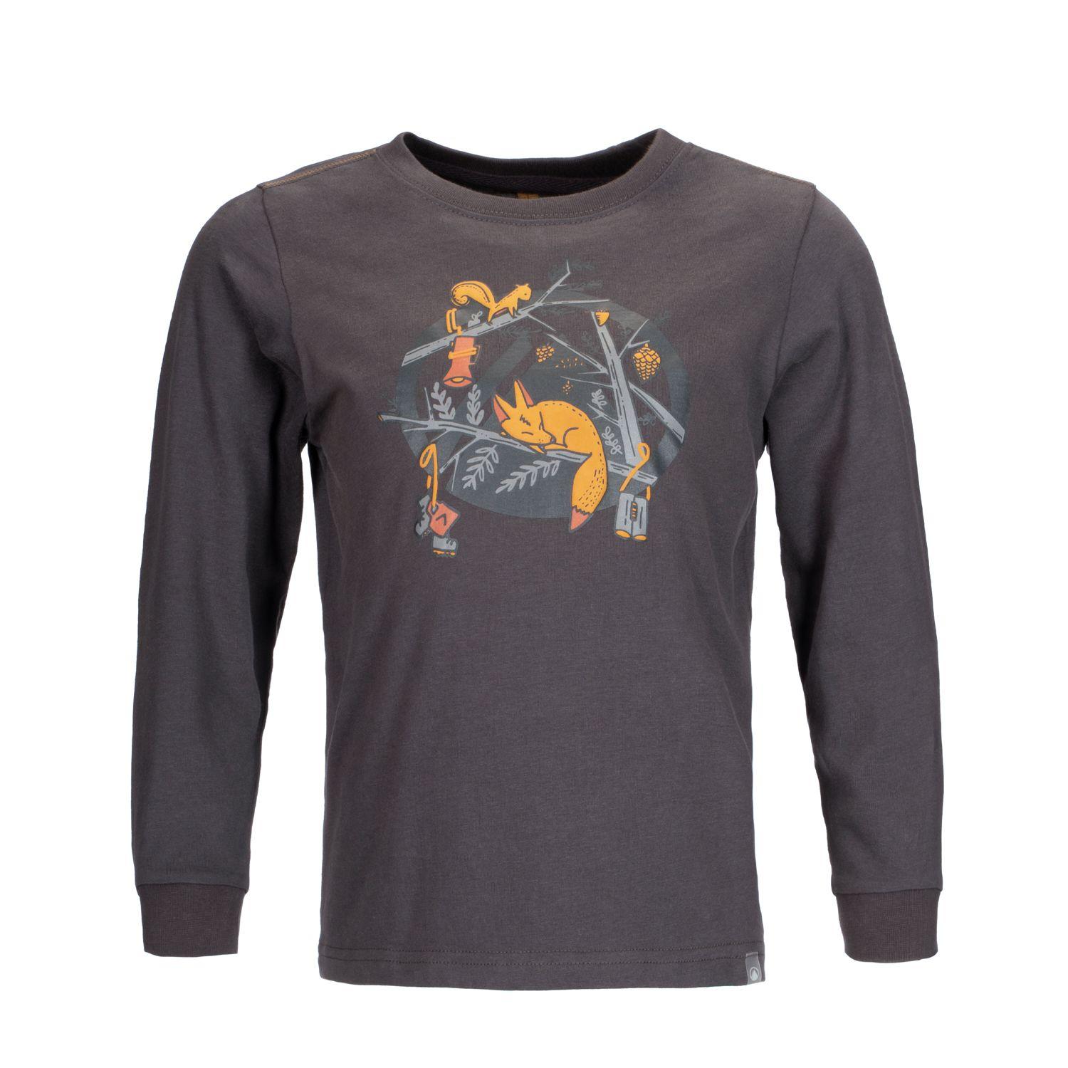 Polera Niño Camp Long Sleeve T-Shirt Gris Oscuro Lippi-0