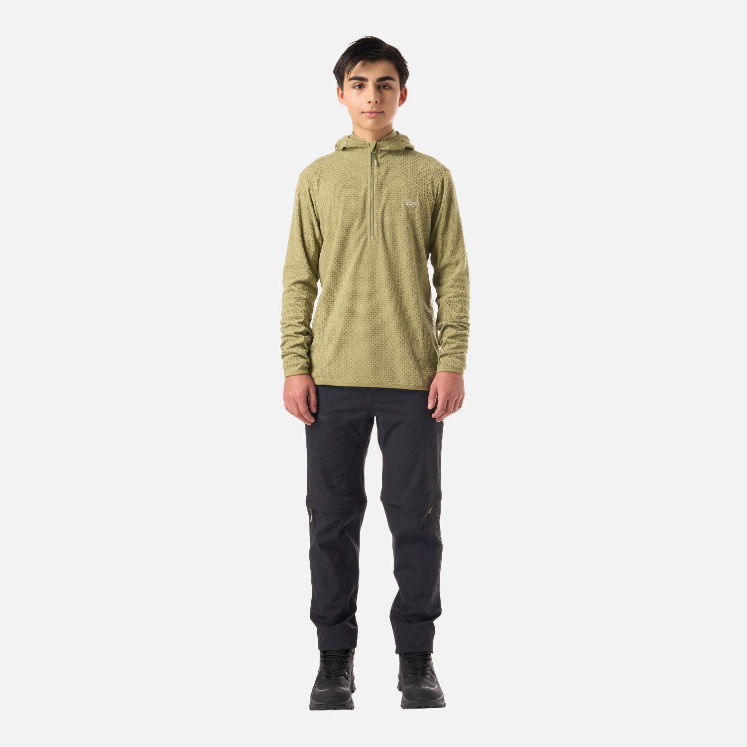 Polerón Teen Boy Mild Nano-F 1/4 Zip Hoody Verde Lippi V26-4