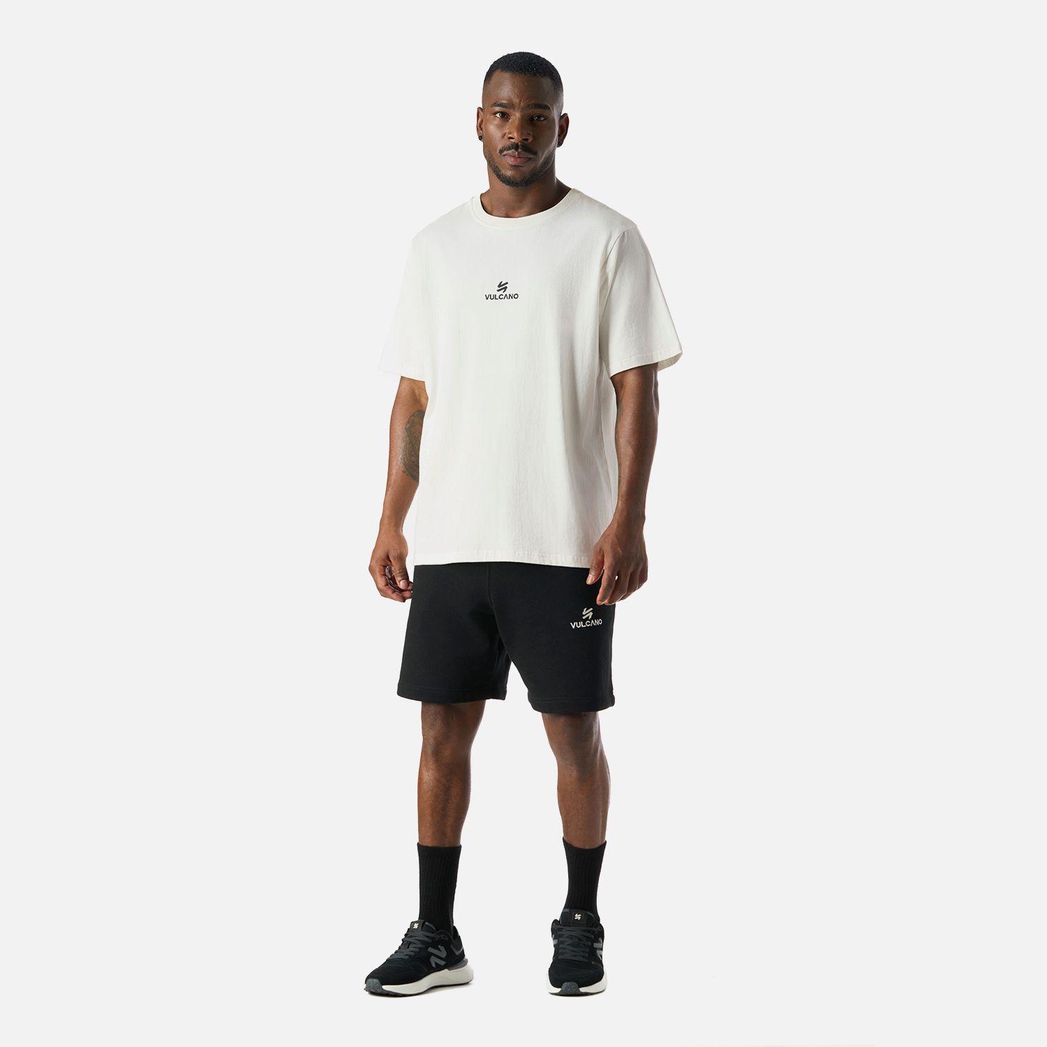 Polera Hombre Cool Down T-Shirt Blanco Vulcano-5