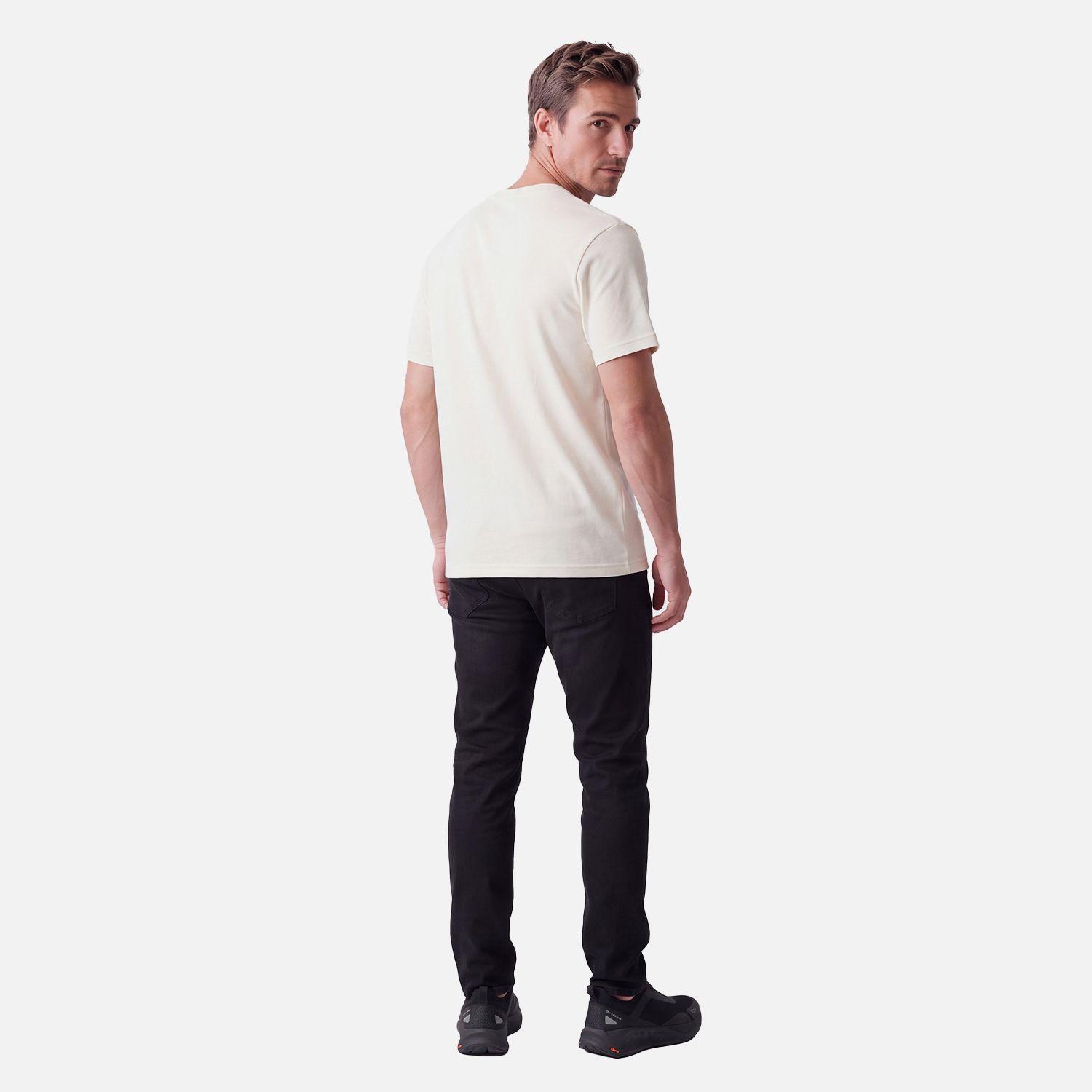 Polera Hombre Supima T-Shirt Crema Lippi V27-4