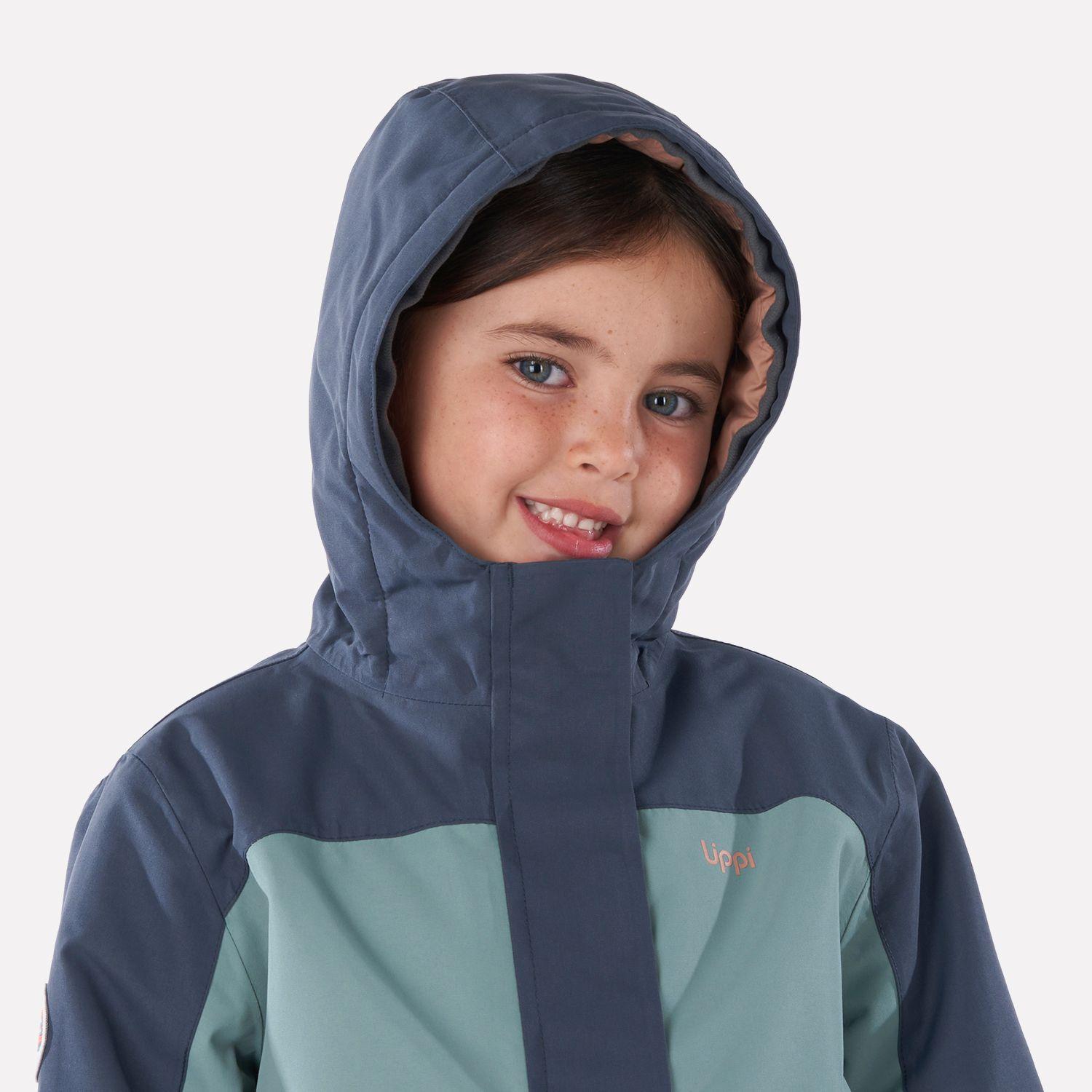 Chaqueta Niña Andes Snow B-Dry Hoody Jacket Jade Oscuro Lippi-3
