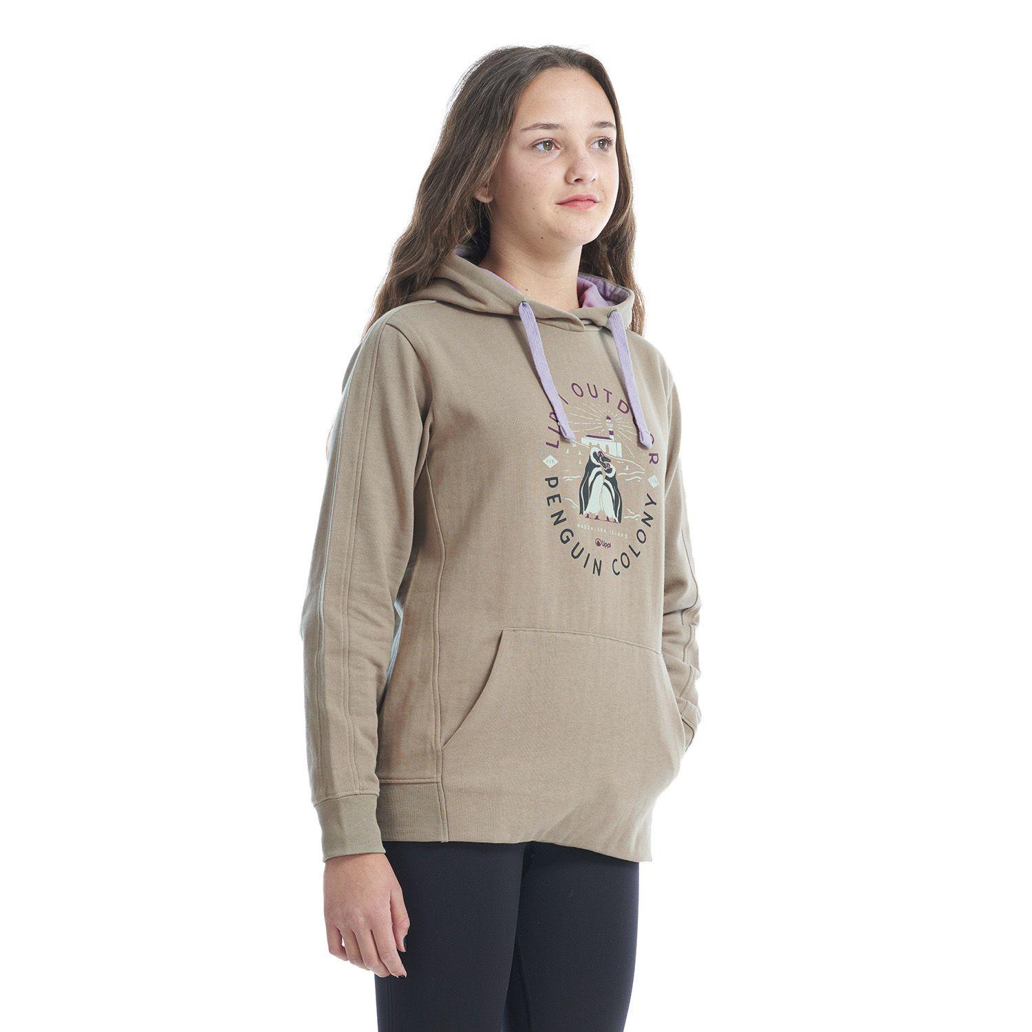 Poleron Teen Girl Insigne Hoody Sweatshirt Laurel Lippi-2