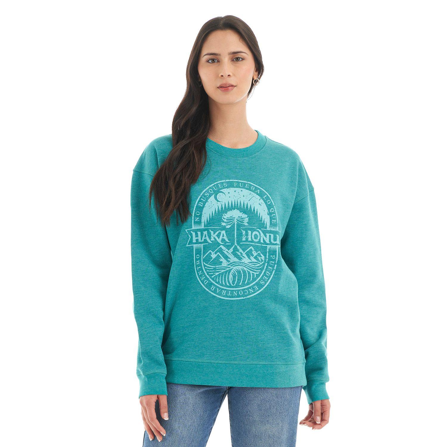 Poleron Mujer Peliculyon Turquesa Haka Honu V22-1