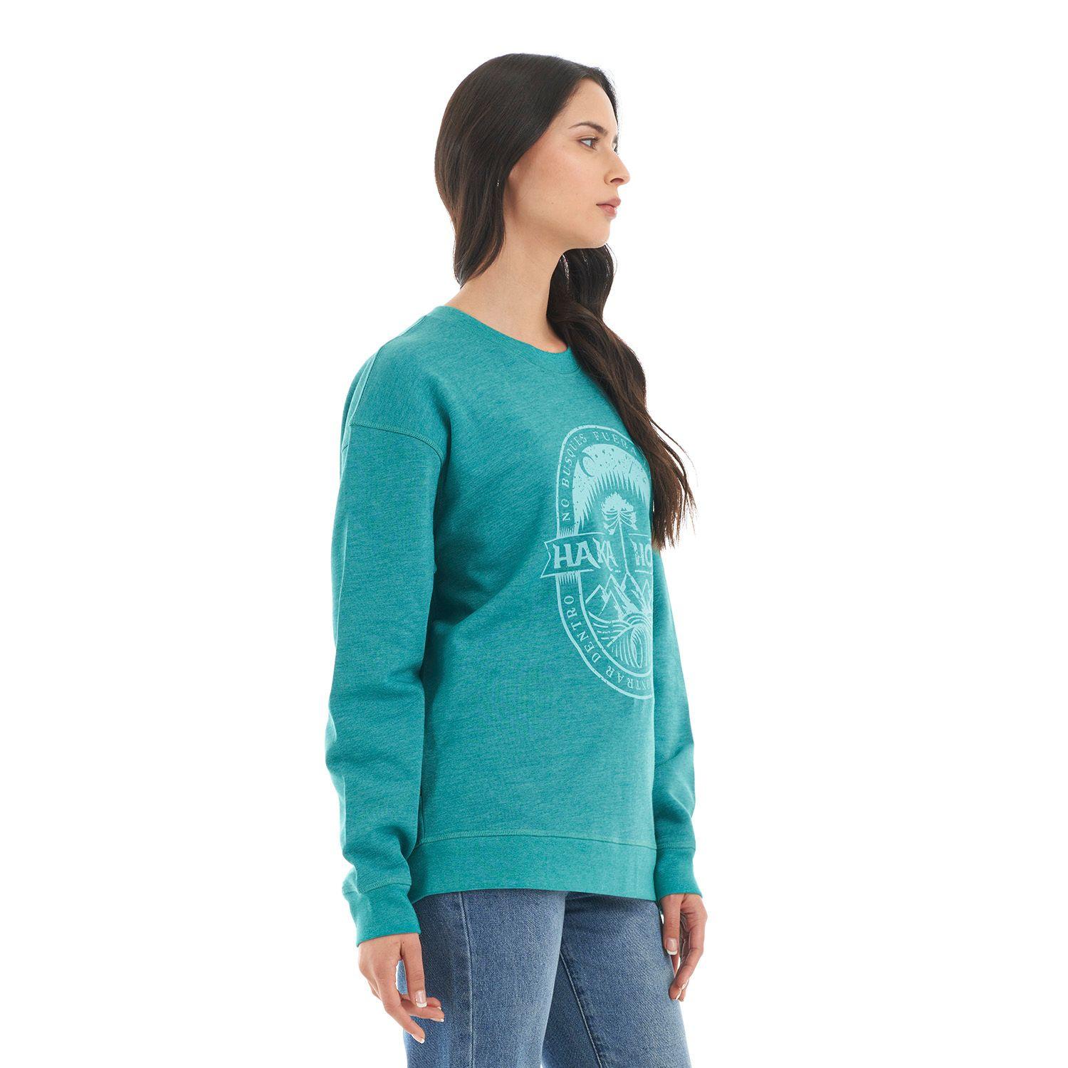 Poleron Mujer Peliculyon Turquesa Haka Honu V22-3