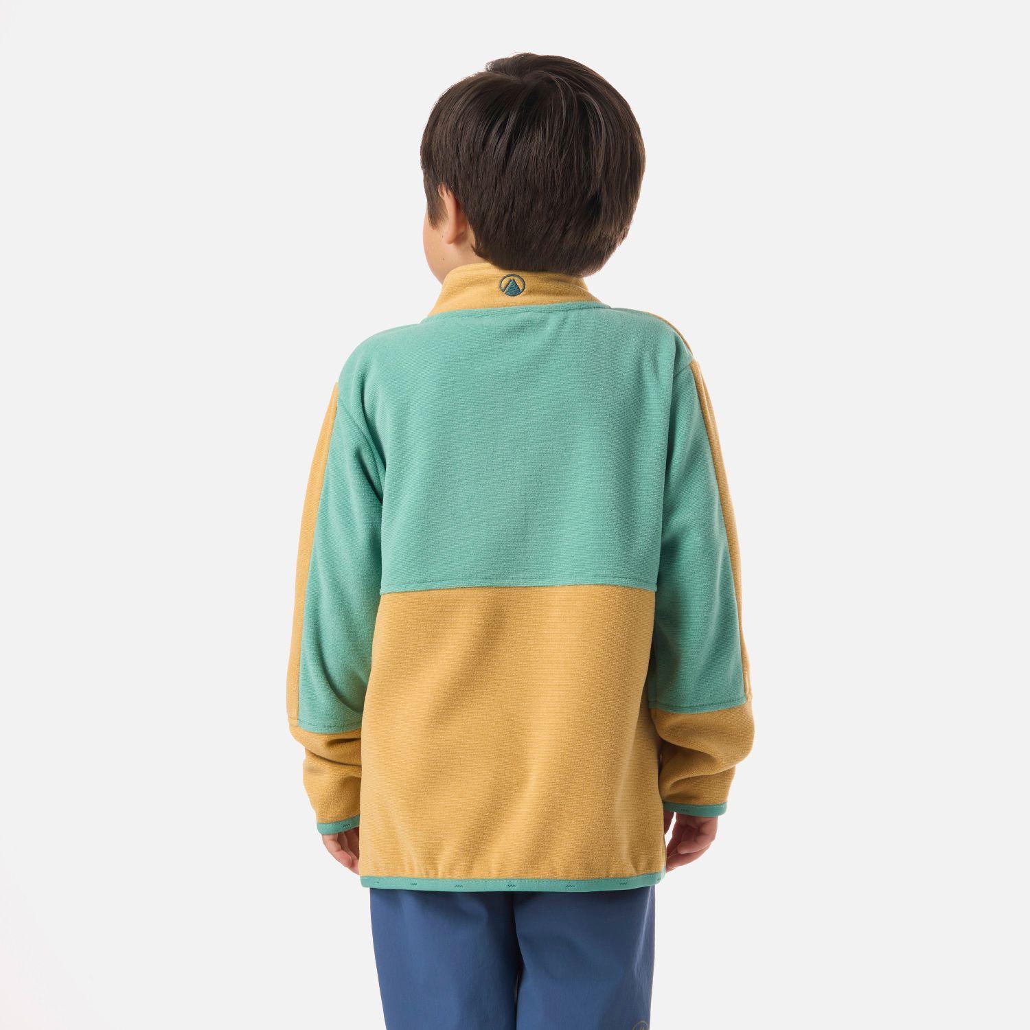 Polar Niño Fireplace 1/4 Zip Sweatshirt Camel Lippi-2
