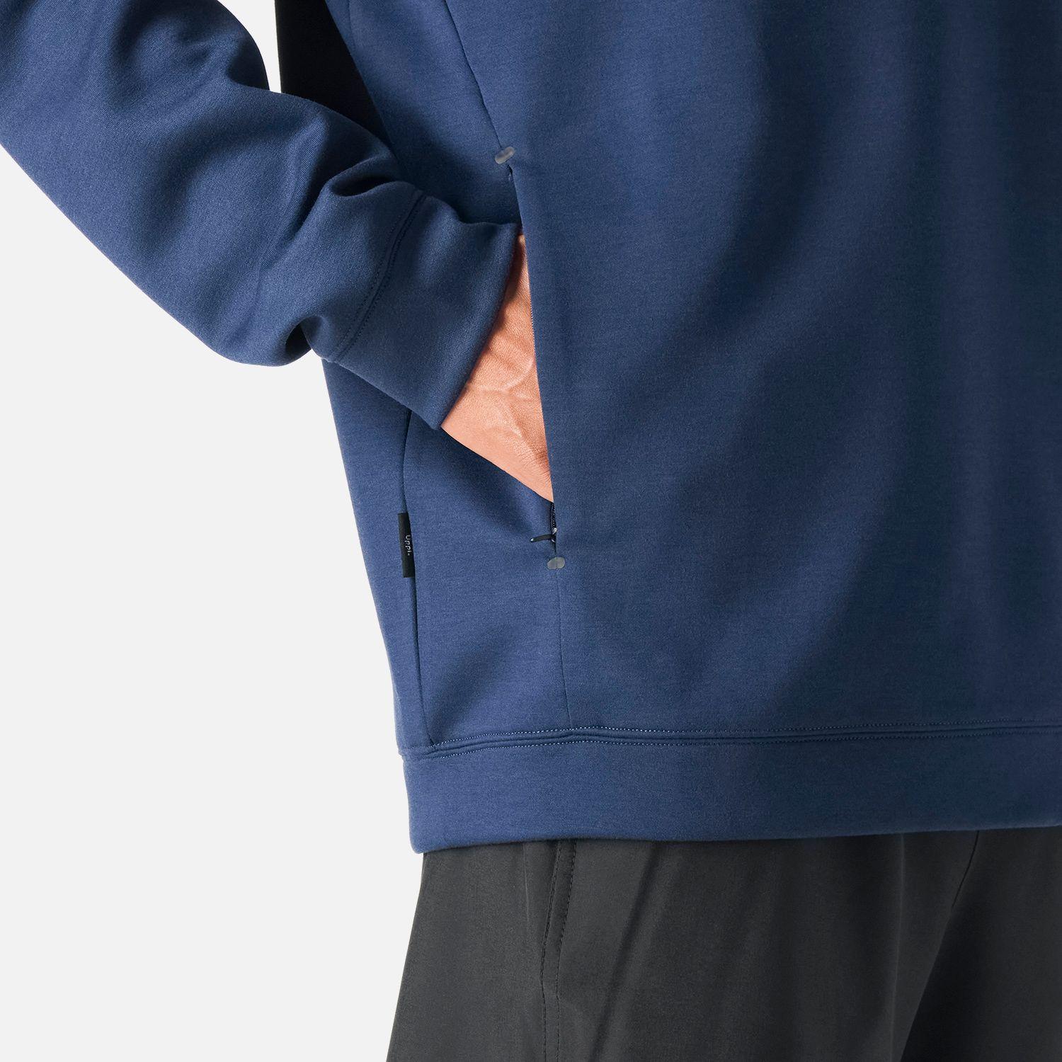 Polerón Hombre Tempo Active Hoody Azul Marino Vulcano-5