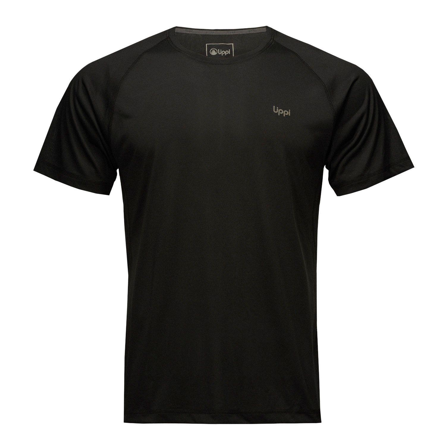 Polera Hombre Core Q-Dry T-Shirt Negro Lippi V23-0