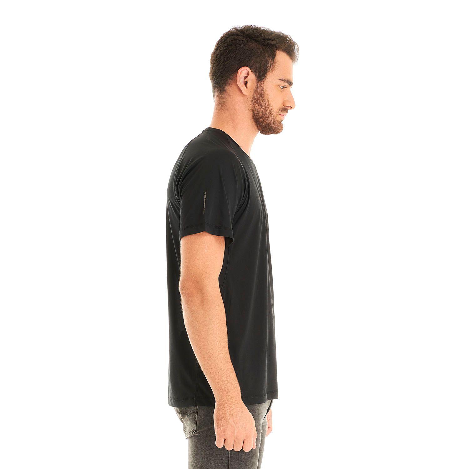 Polera Hombre Core Q-Dry T-Shirt Negro Lippi V23-3