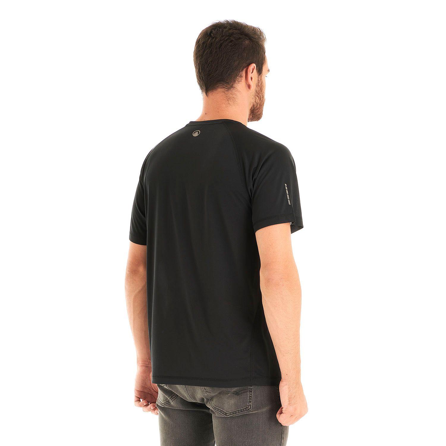 Polera Hombre Core Q-Dry T-Shirt Negro Lippi V23-4