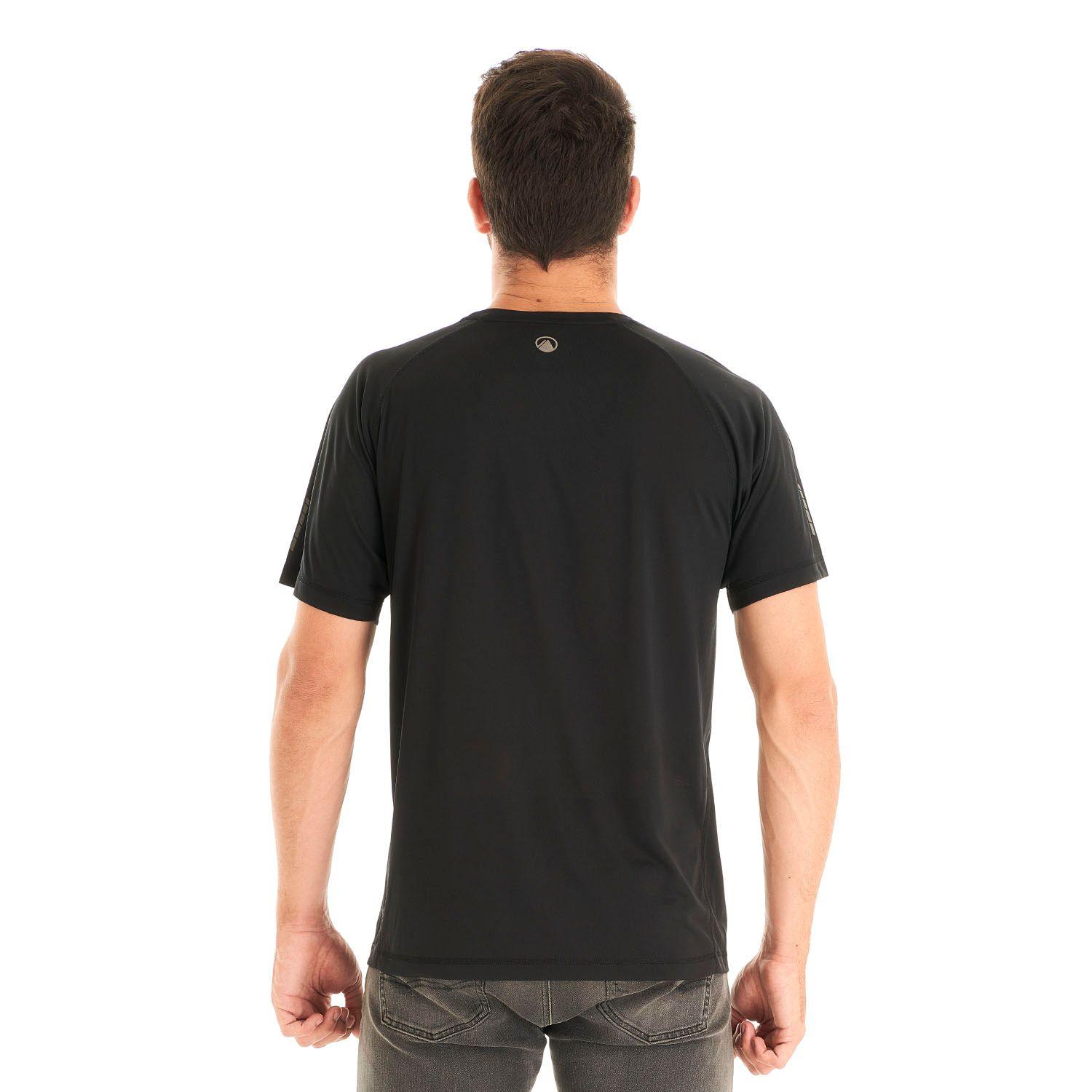 Polera Hombre Core Q-Dry T-Shirt Negro Lippi V23-5