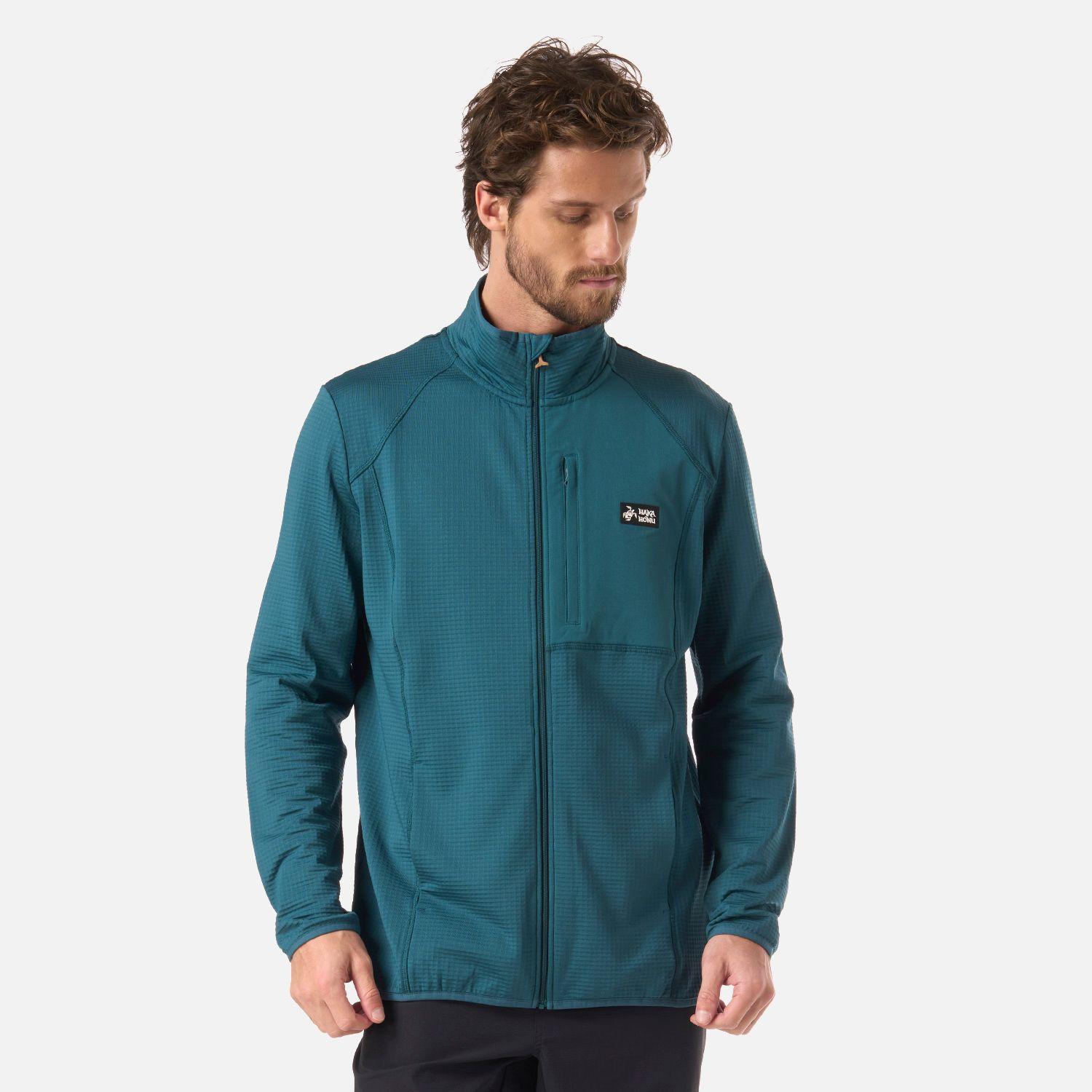 Polerón Hombre Taina Full Zip Petroleo Oscuro Haka Honu V26-0