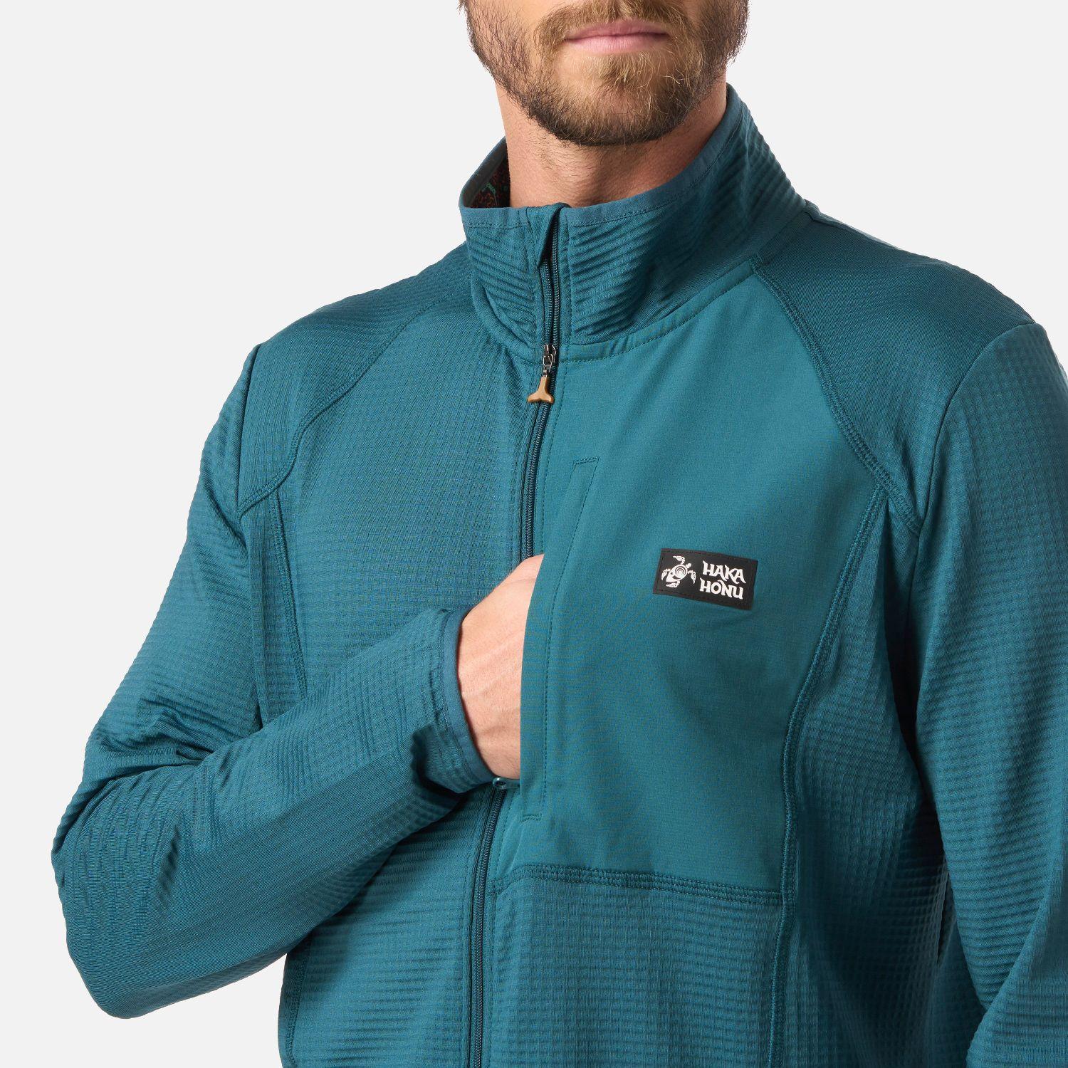 Polerón Hombre Taina Full Zip Petroleo Oscuro Haka Honu V26-3