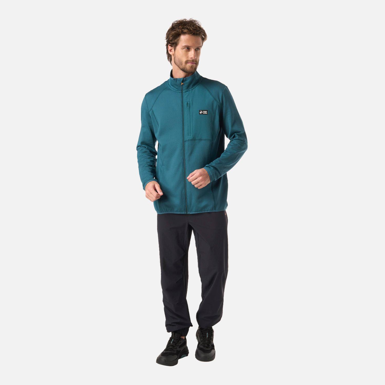 Polerón Hombre Taina Full Zip Petroleo Oscuro Haka Honu V26-5