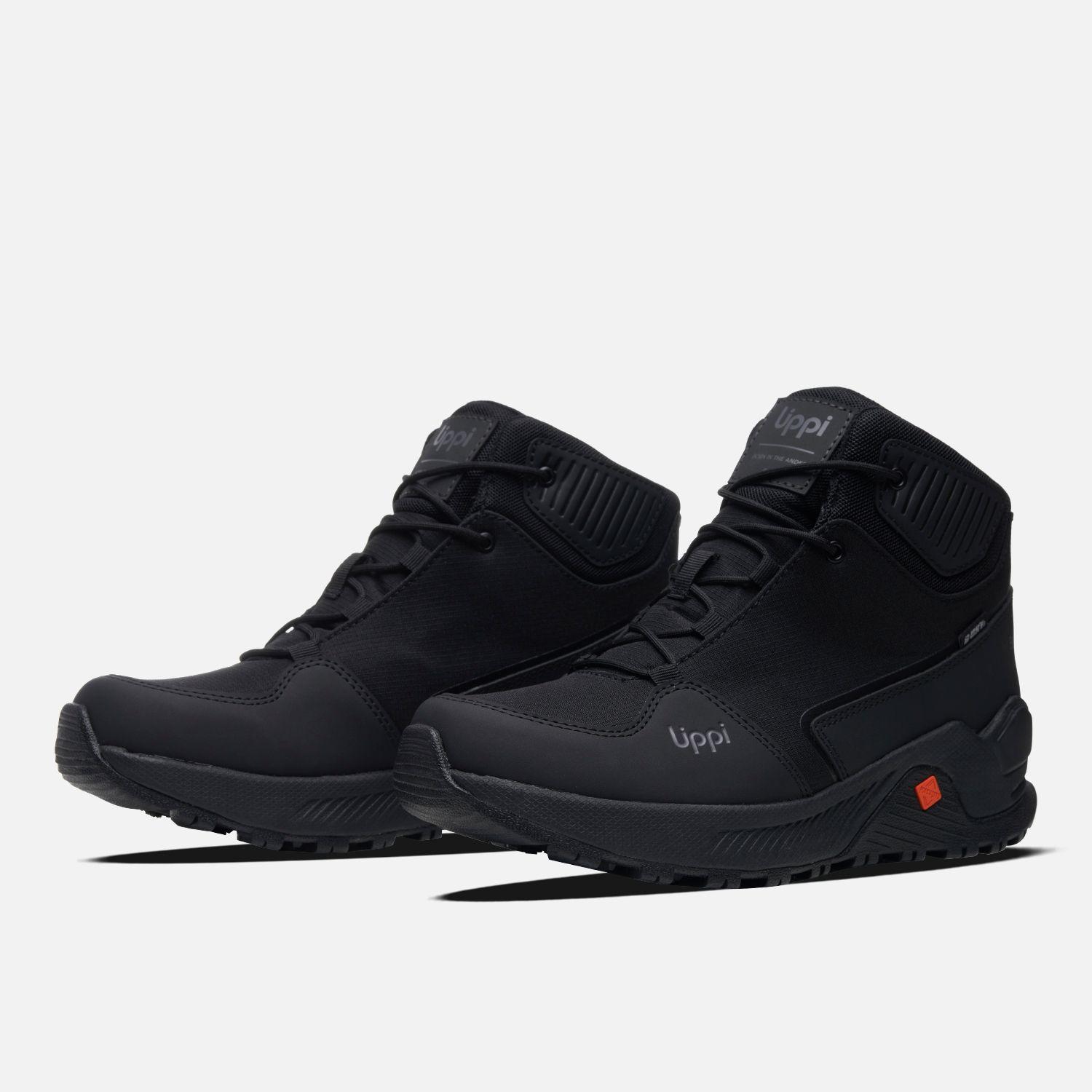 Zapatilla Teen Unisex Motion Mid Teen B-dry Negro Lippi I26-3
