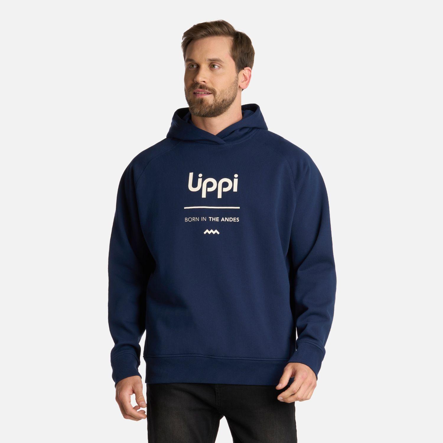 Polerón Hombre Insigne Sweatshirt Front Print Azul Lippi I25-0