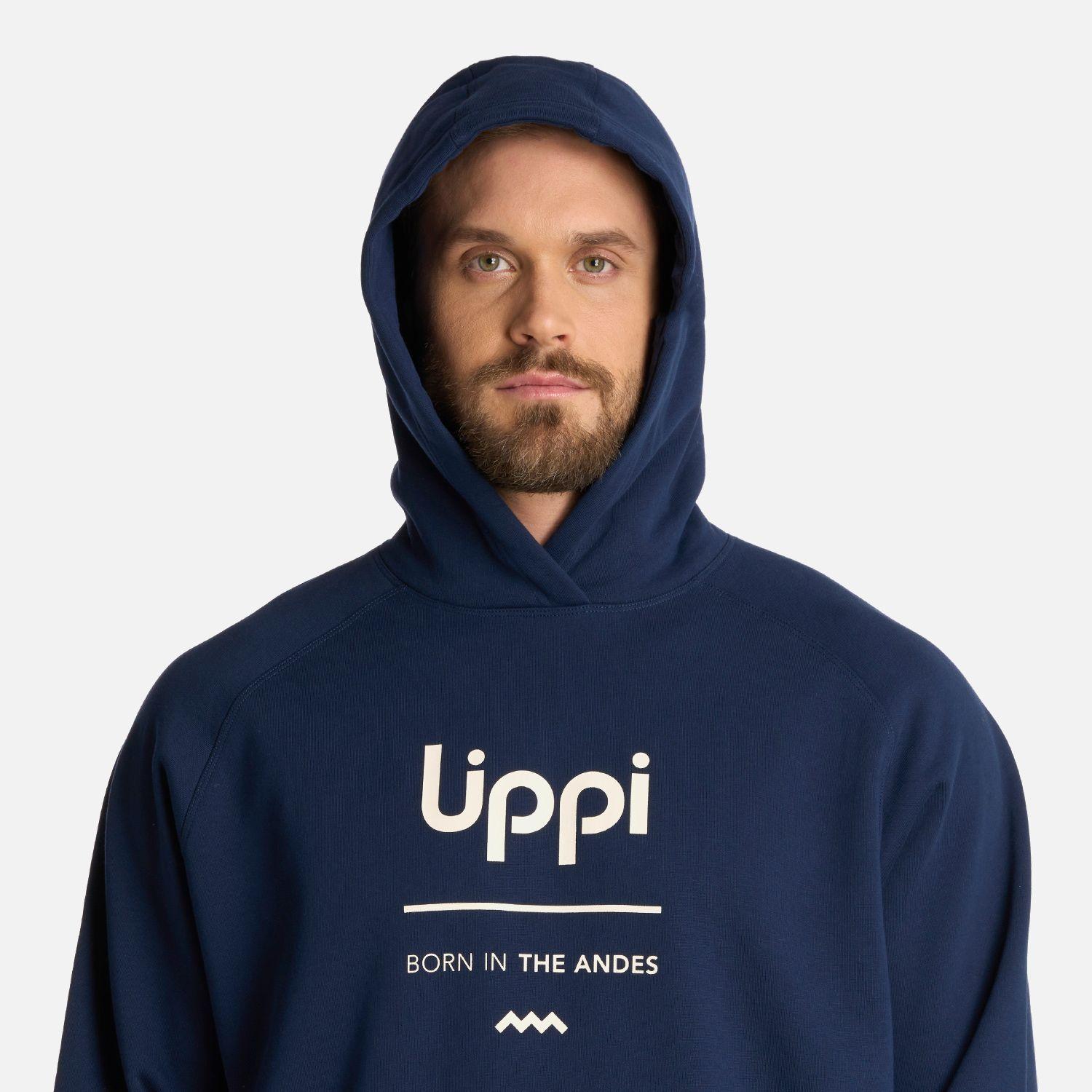 Polerón Hombre Insigne Sweatshirt Front Print Azul Lippi I25-3