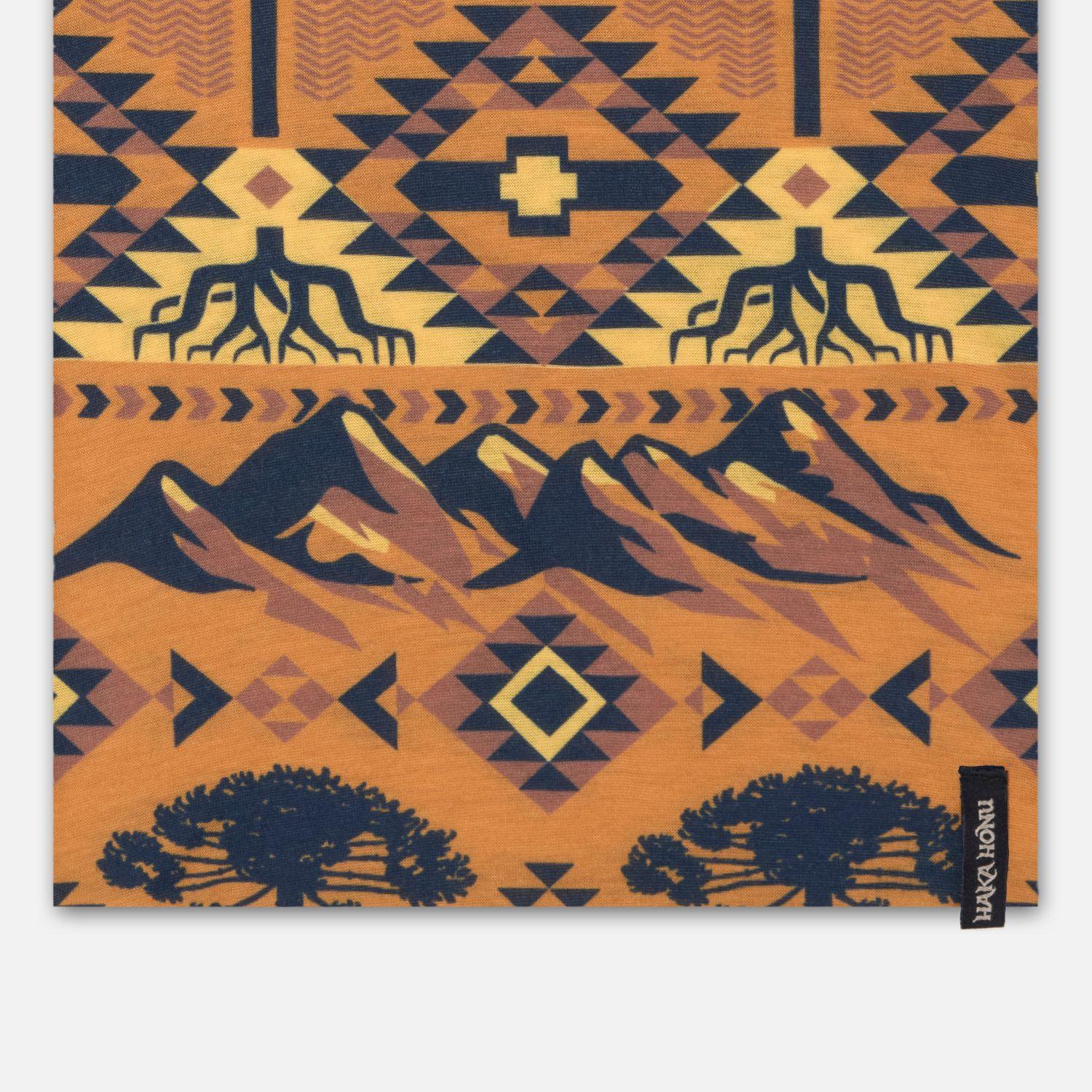 Bandana Araucaria Print Mostaza Haka Honu I25-2
