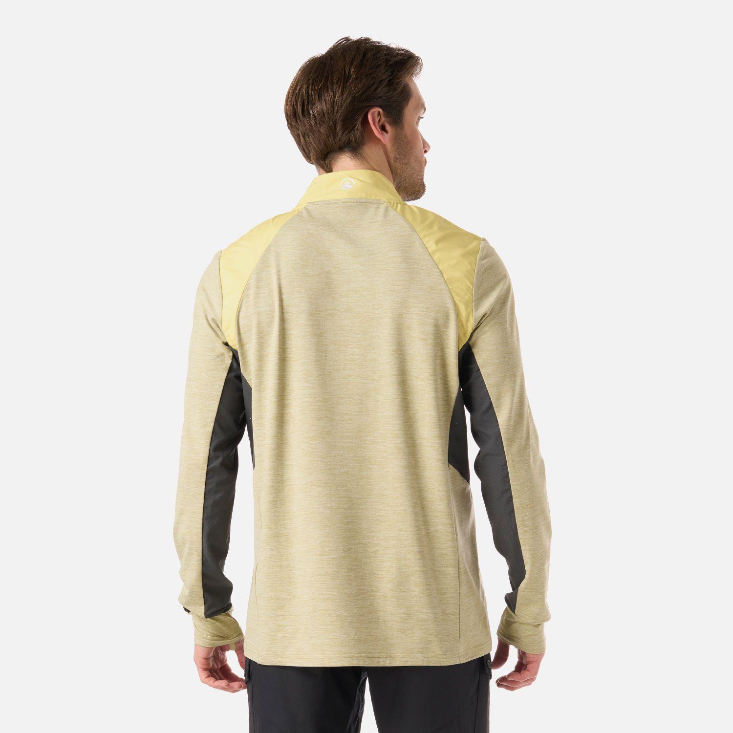 Polerón Hombre Egger 1/4 Zip Verde Manzana Lippi V26-2