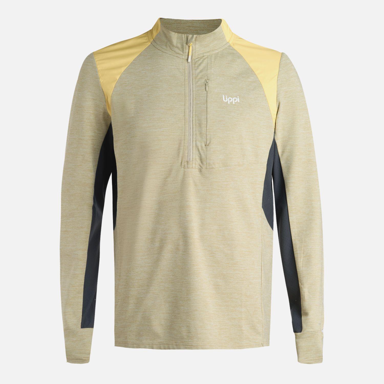 Polerón Hombre Egger 1/4 Zip Verde Manzana Lippi V26-6