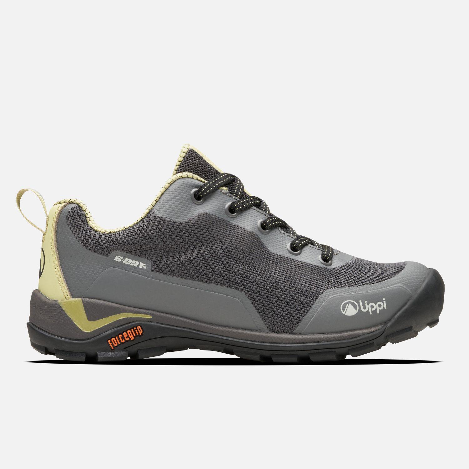 Zapatilla Niña  Intense Hike Kids Low Grafito Verde Manzana Lippi-0