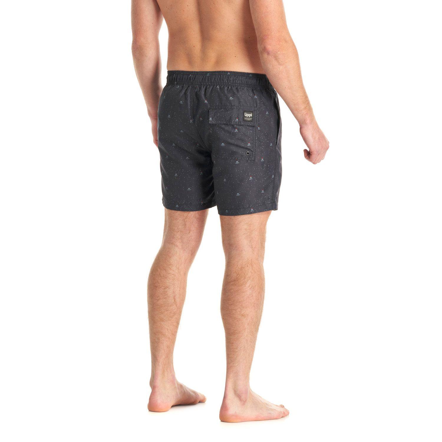 Short Hombre Aqua Swimwear Print Grafito Lippi-4